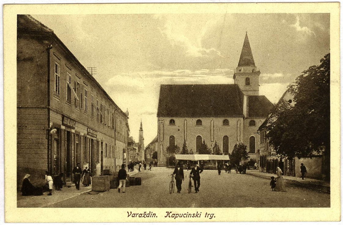 Capuchin square (Kapucinski trg) in the early 20th century, Var…