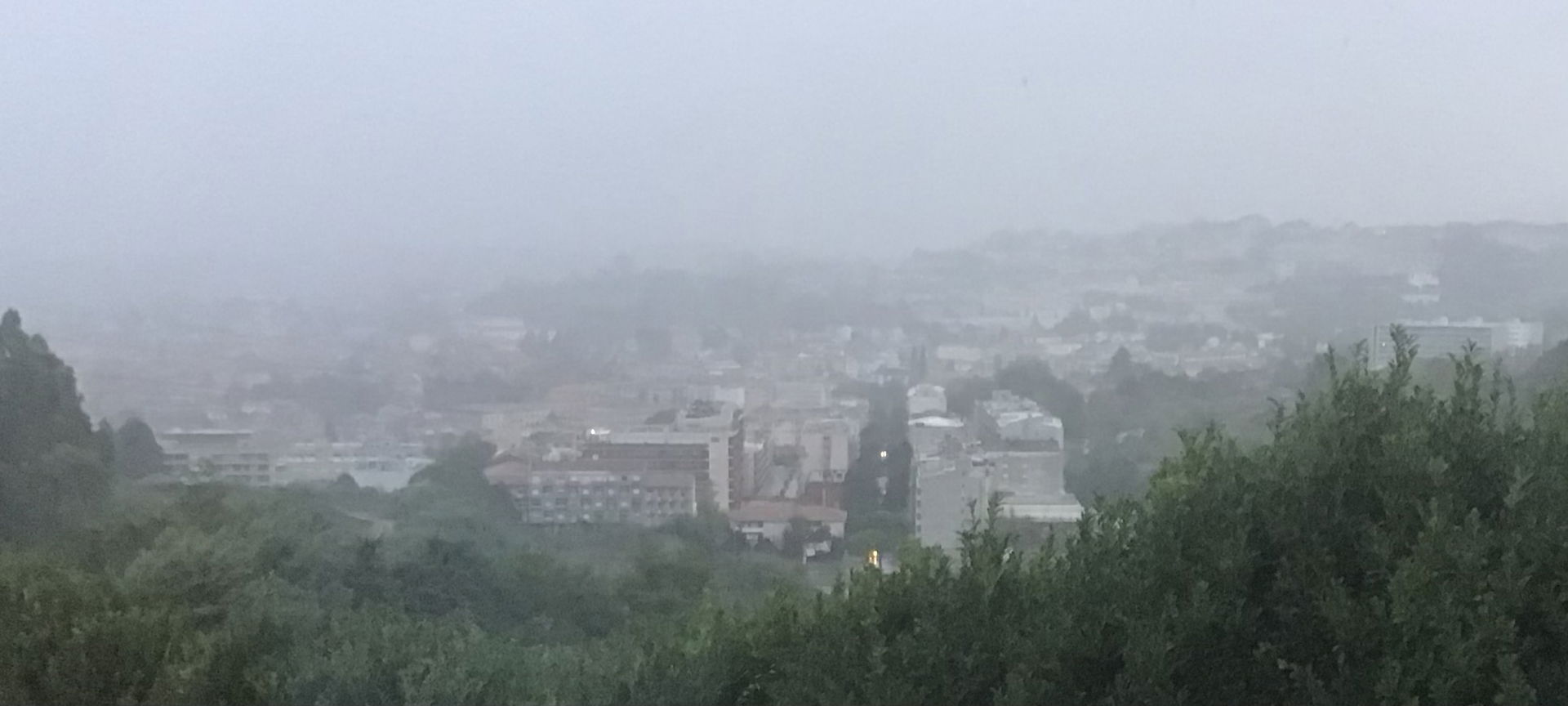 Fog in Guimarães, 13 October 2019