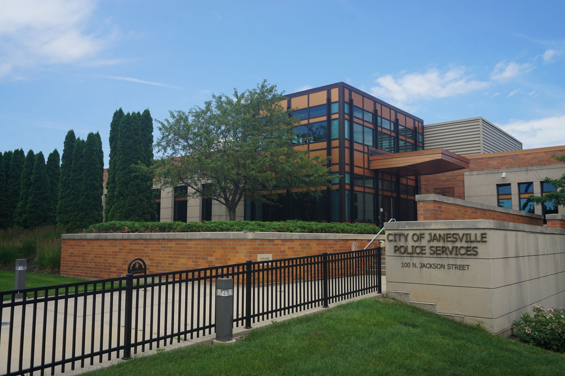 The City of Janesville Police Services building in Janesville, …