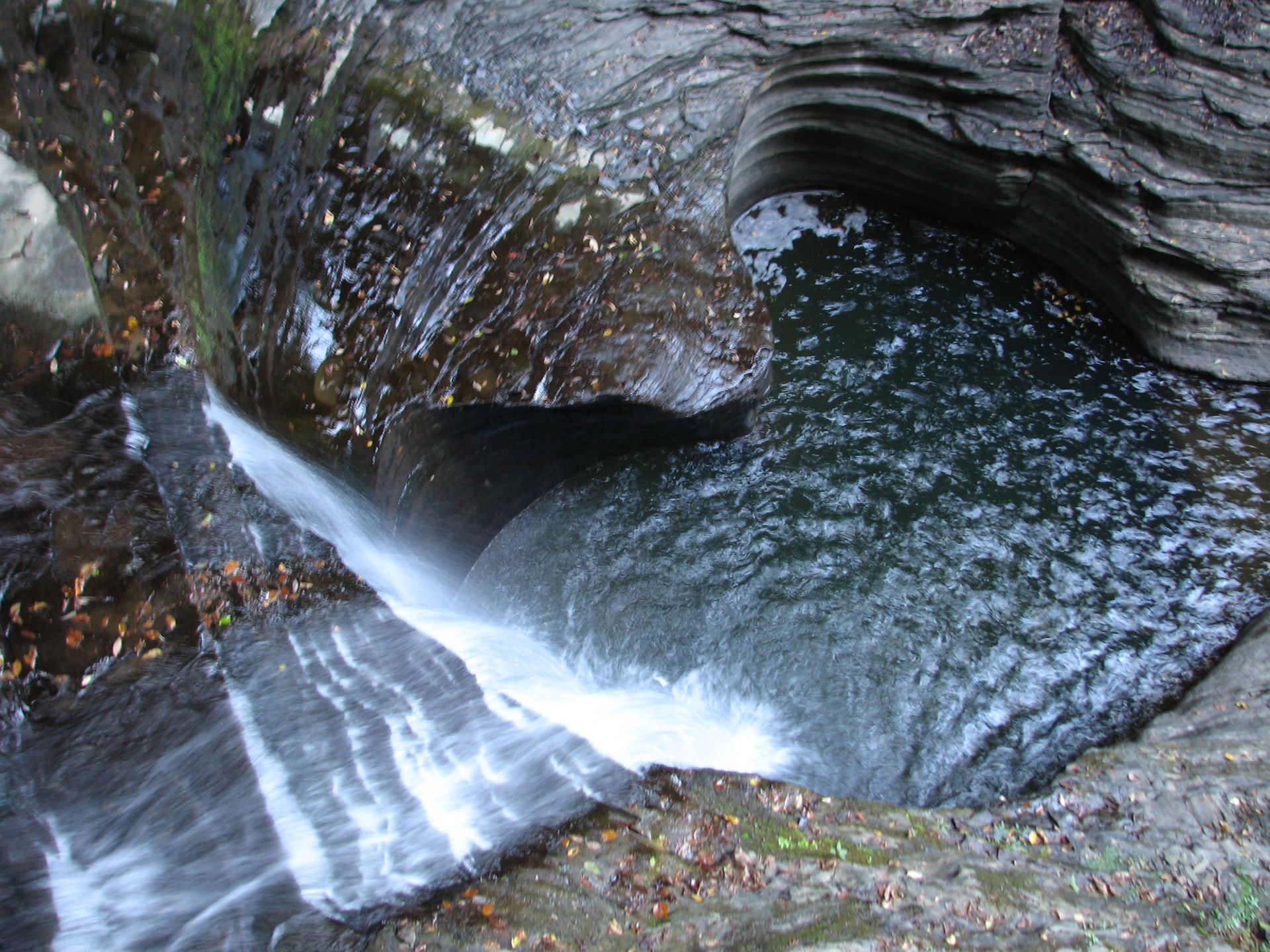 Great gorge in the Finger Lakes region of New York State