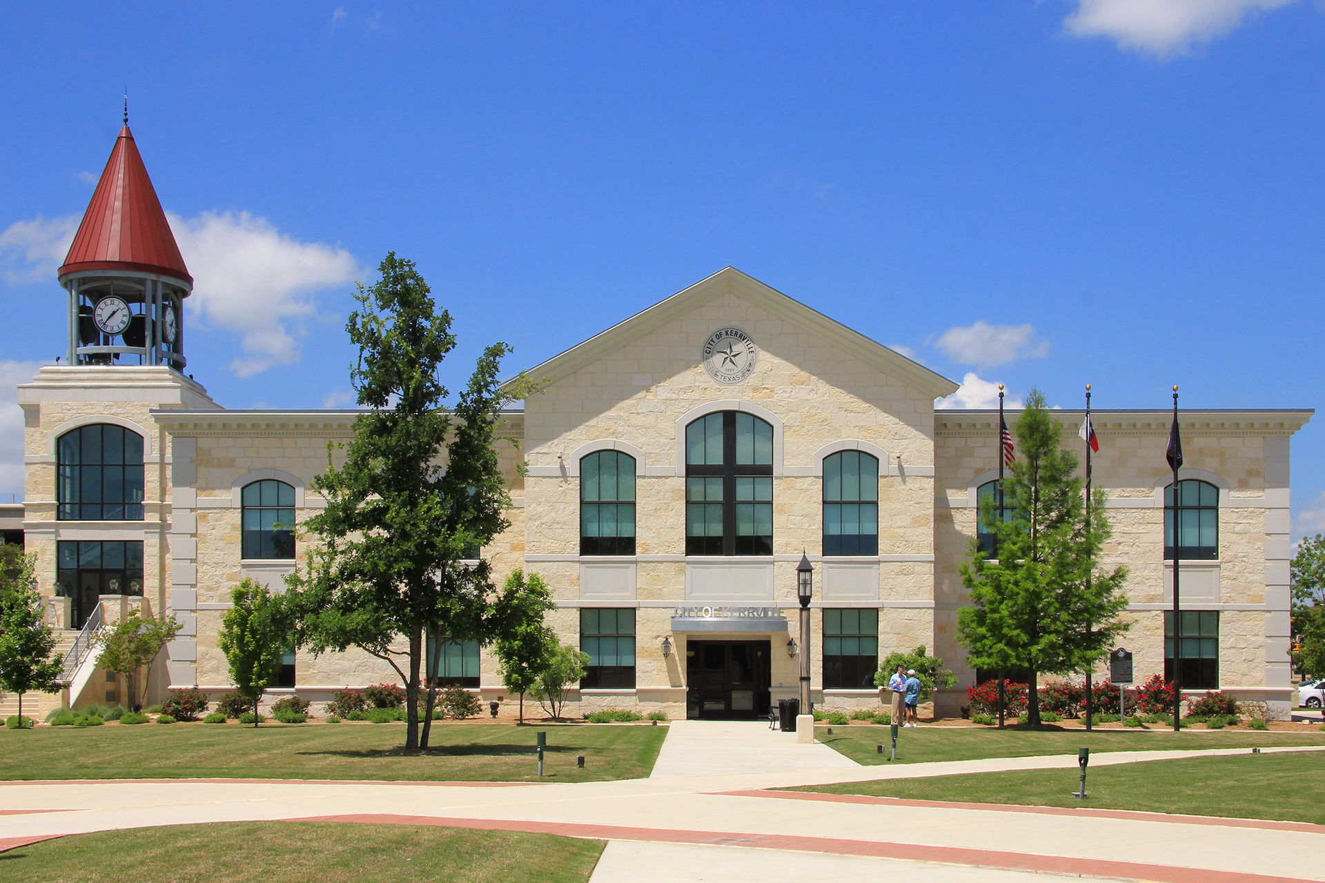 City Hall of Kerrville, Texas, United States.