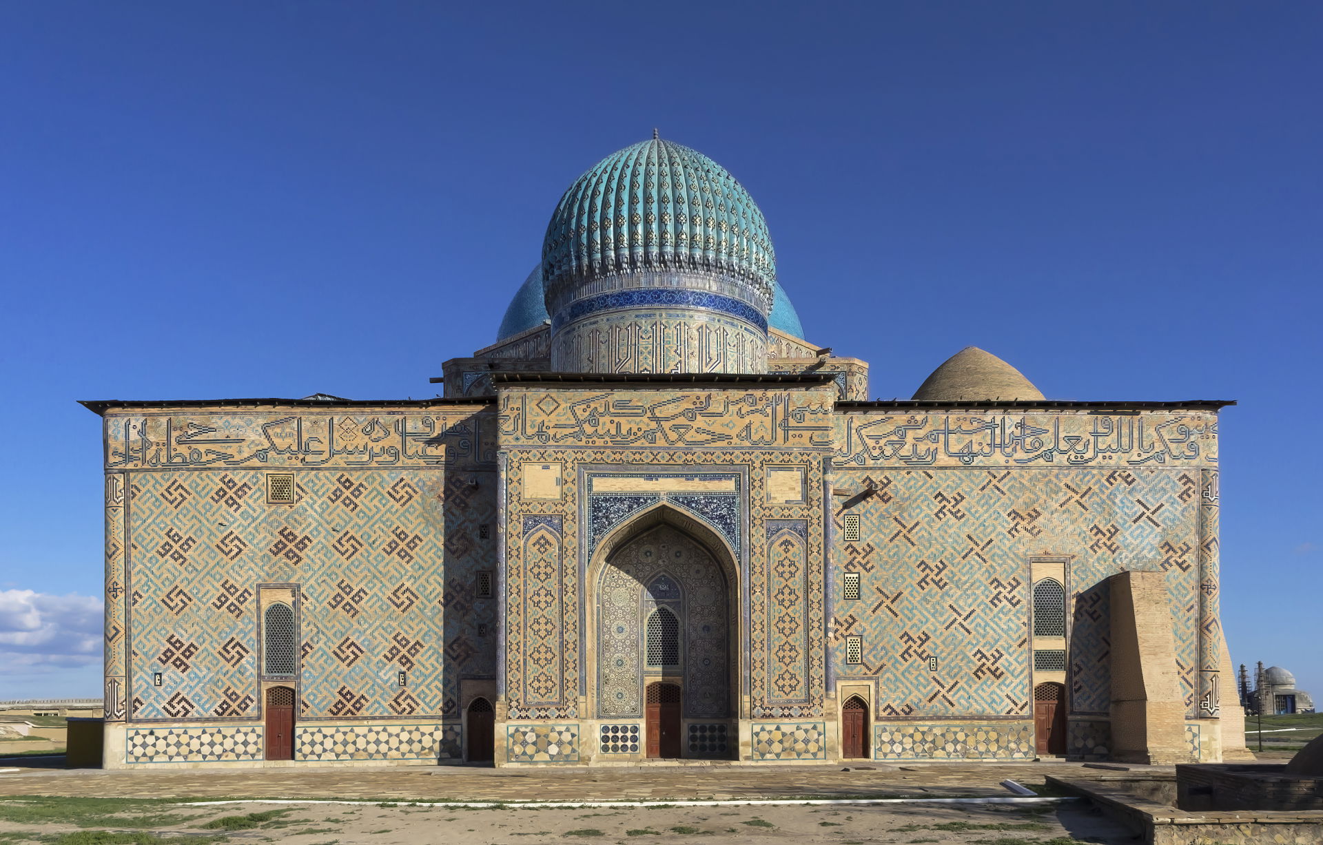 Mausoleum to Khoja Ahmad Yasawi (UNESCO World heritage site), H…