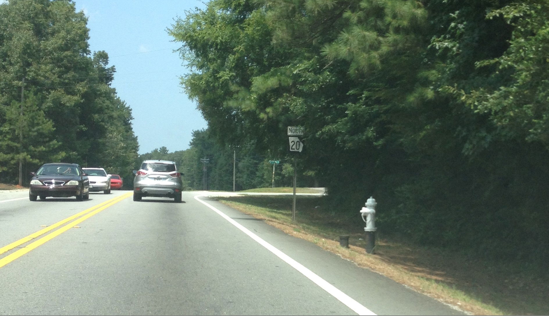 GA SR 20 just south of Conyers, GA. This is shortly after the d…