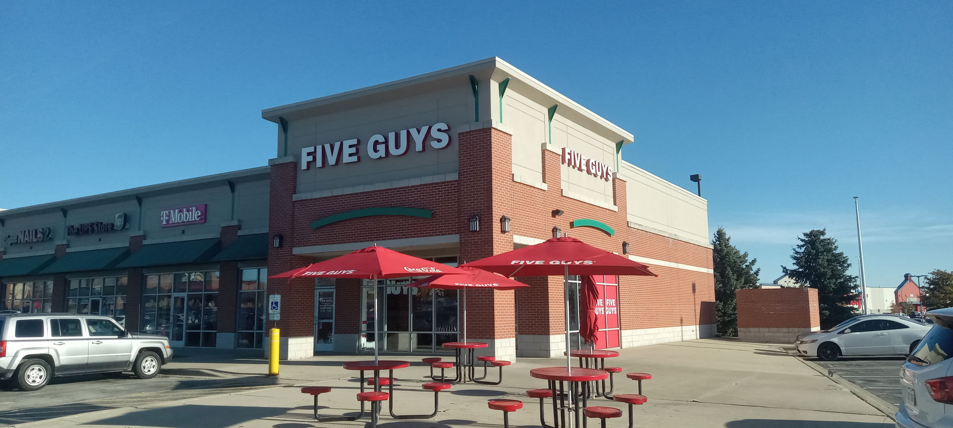 A Five Guys in Bolingbrook, Illinois.