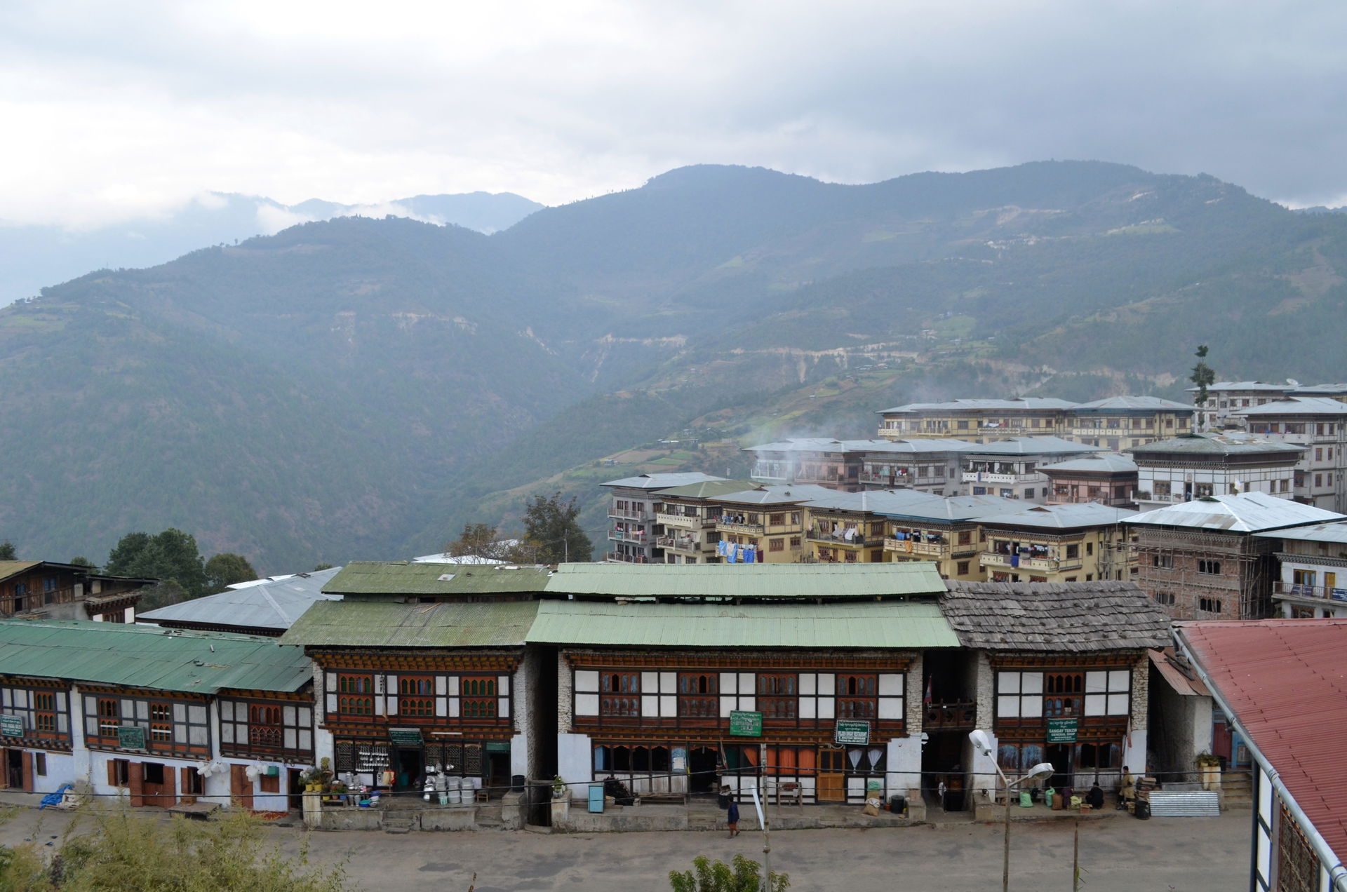A view of Mongar Town, Mongar Didtrict, Bhutan