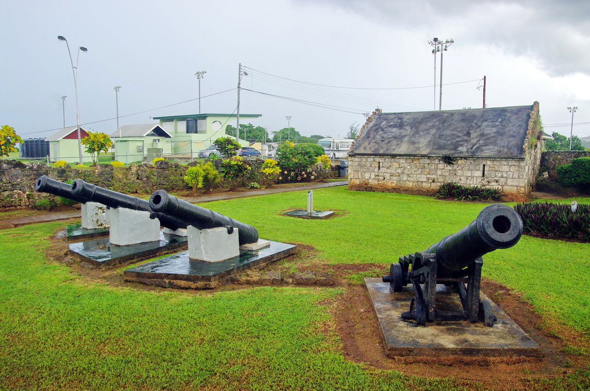 Kanonen am Fort James, Plymouth, Tobago