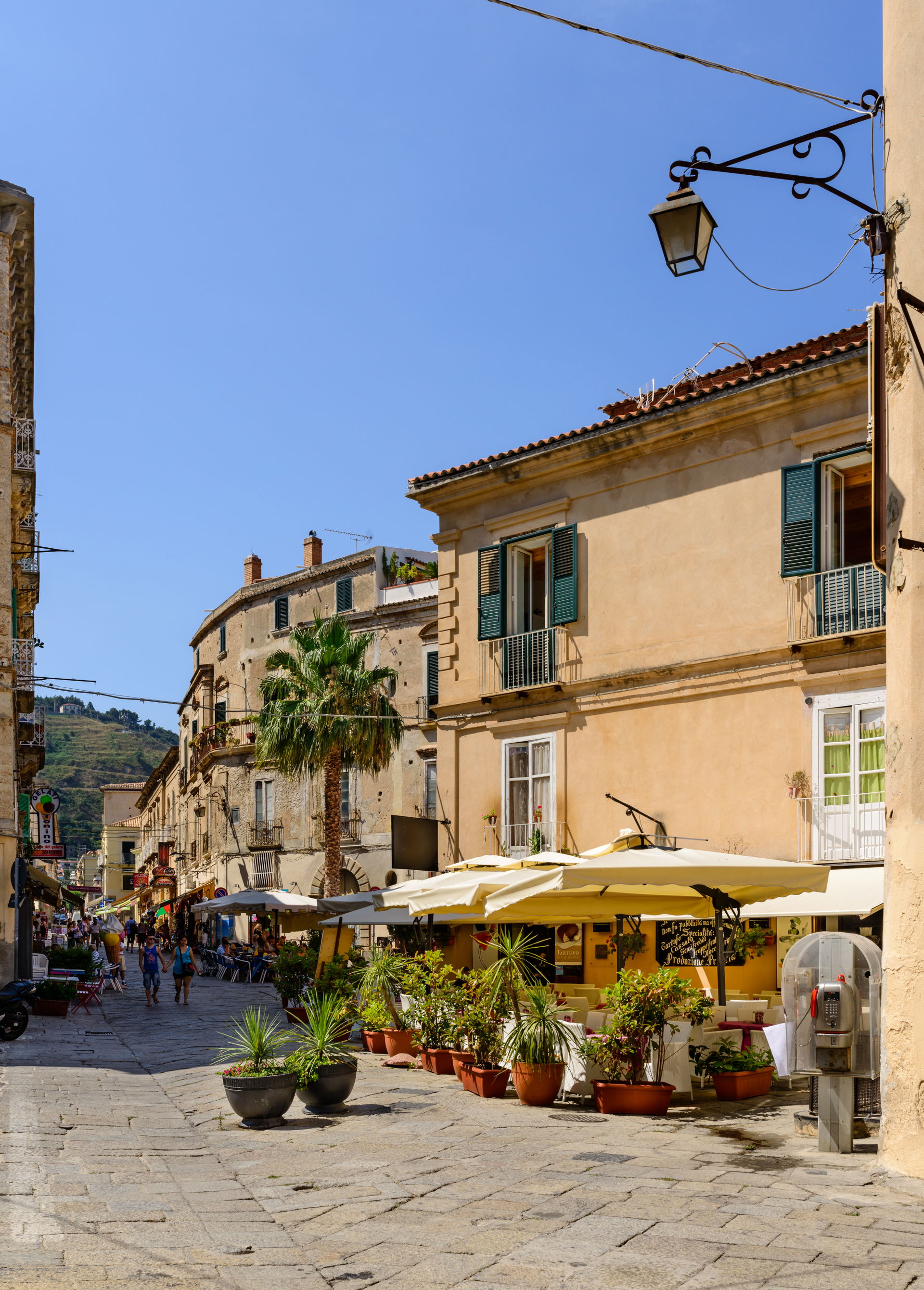 Cafe in Tropea, Calabria, Italy.