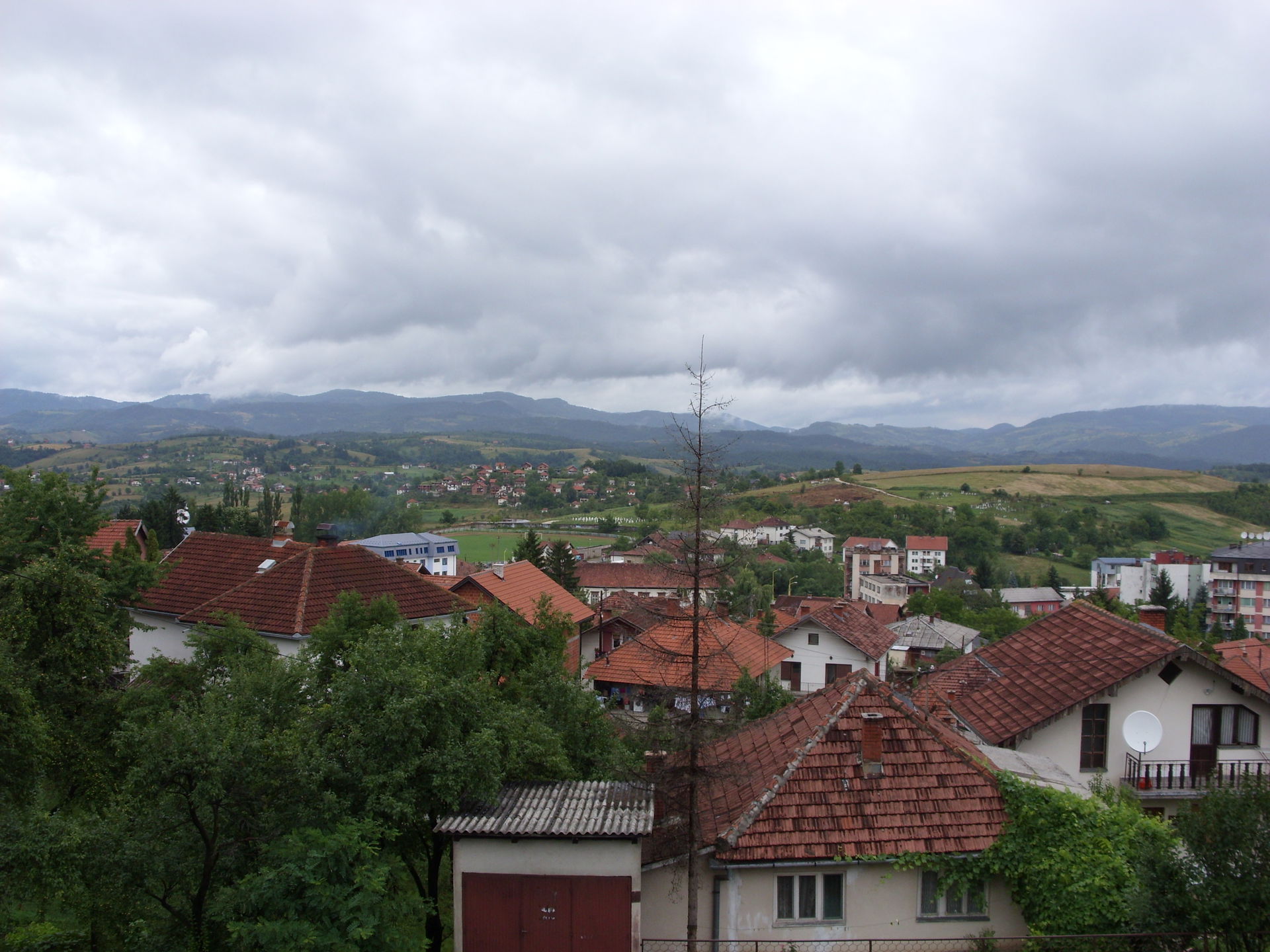 View on Vlasenica (Bosnia and Herzegovina).