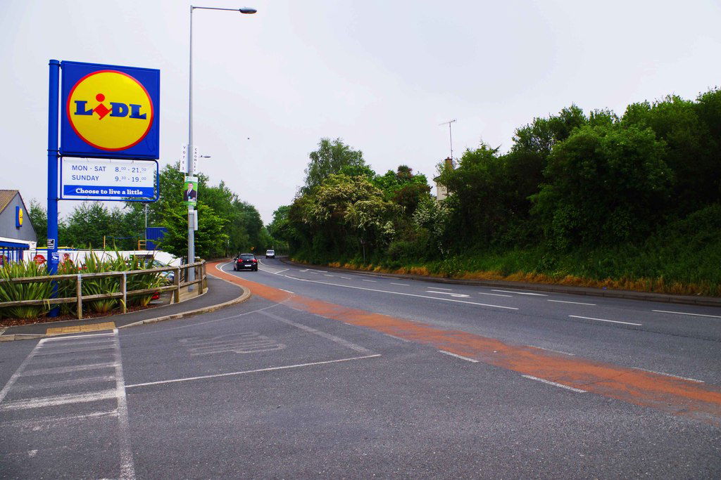 The R750 road at Wicklow