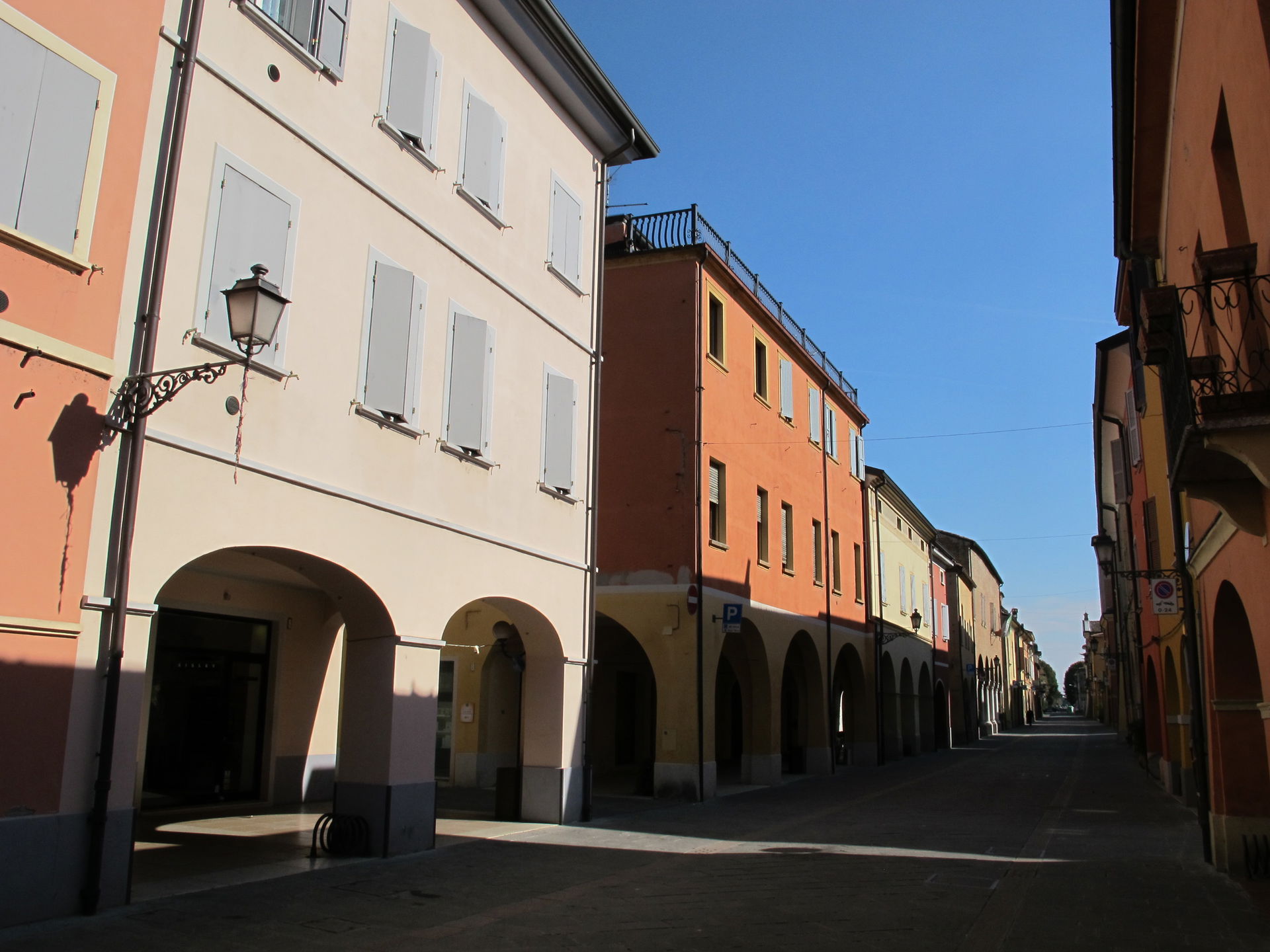 Rubiera, via emilia