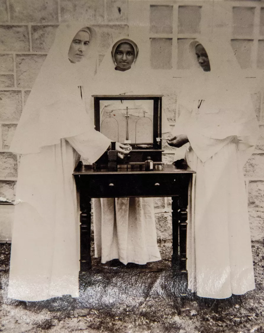 Mary Glowrey (1887-1957) circa 1925 in Guntur, India