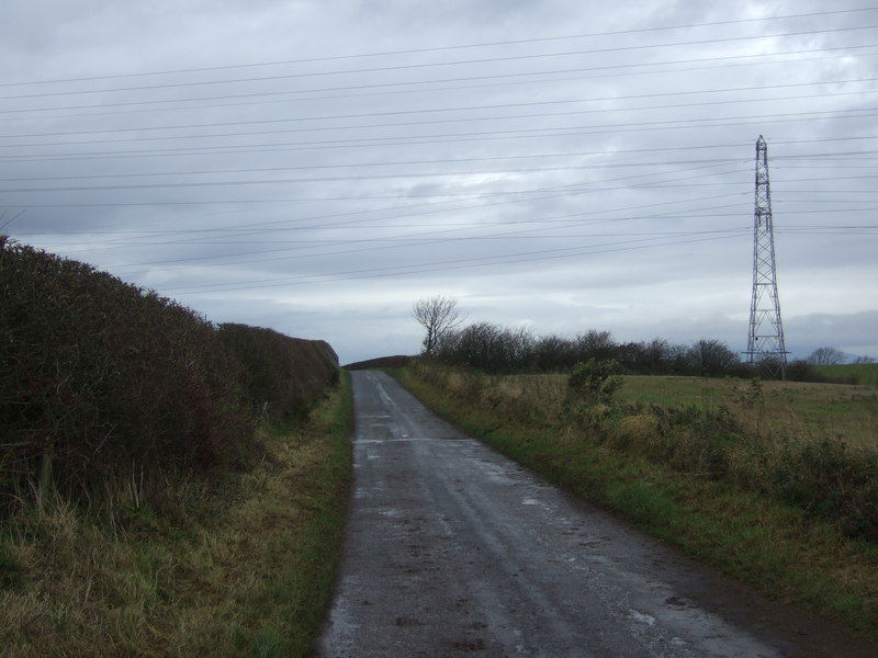 Minor road from Aspatria to Hayton