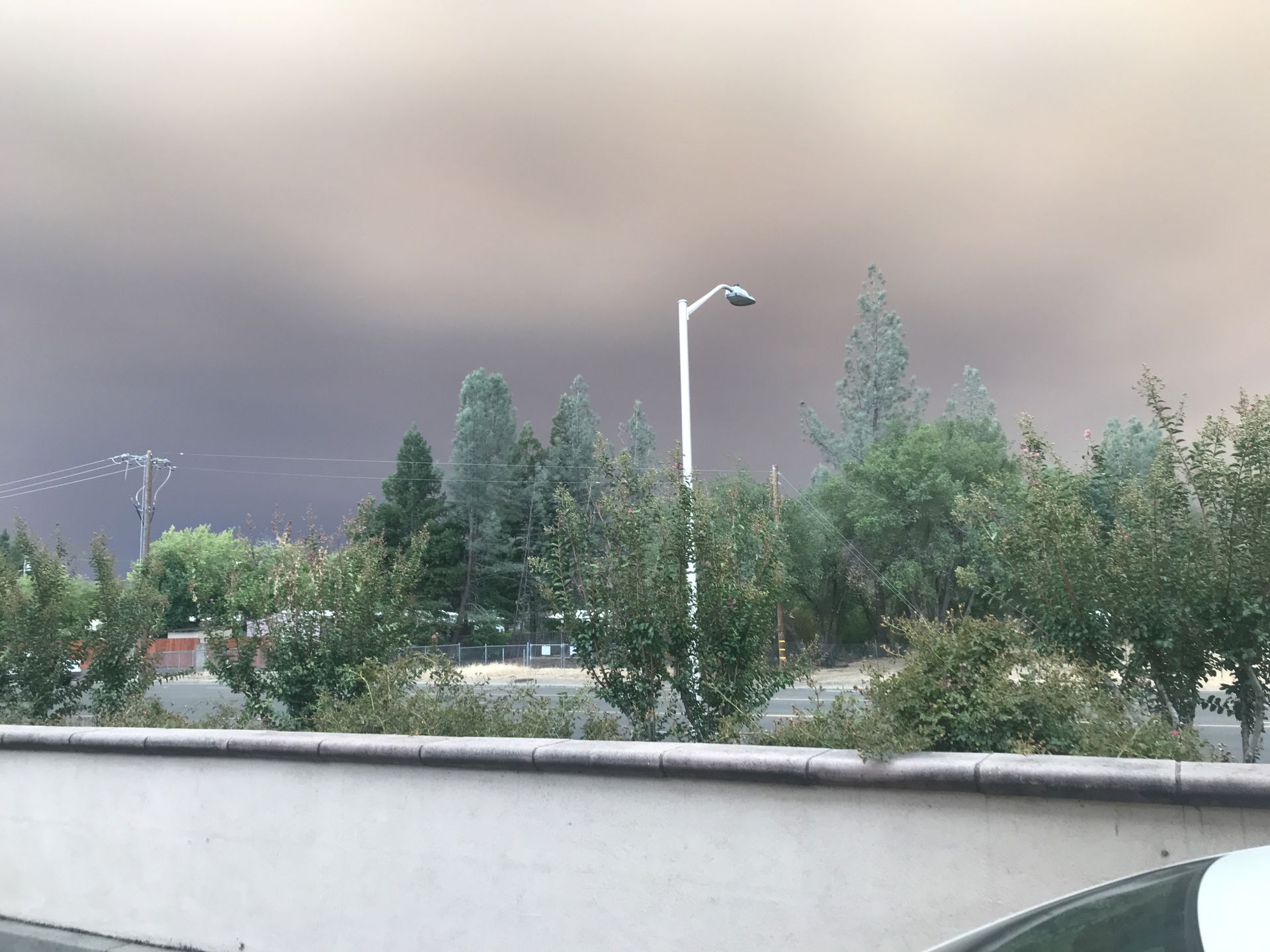 2020 California wildfires from Redding, California
