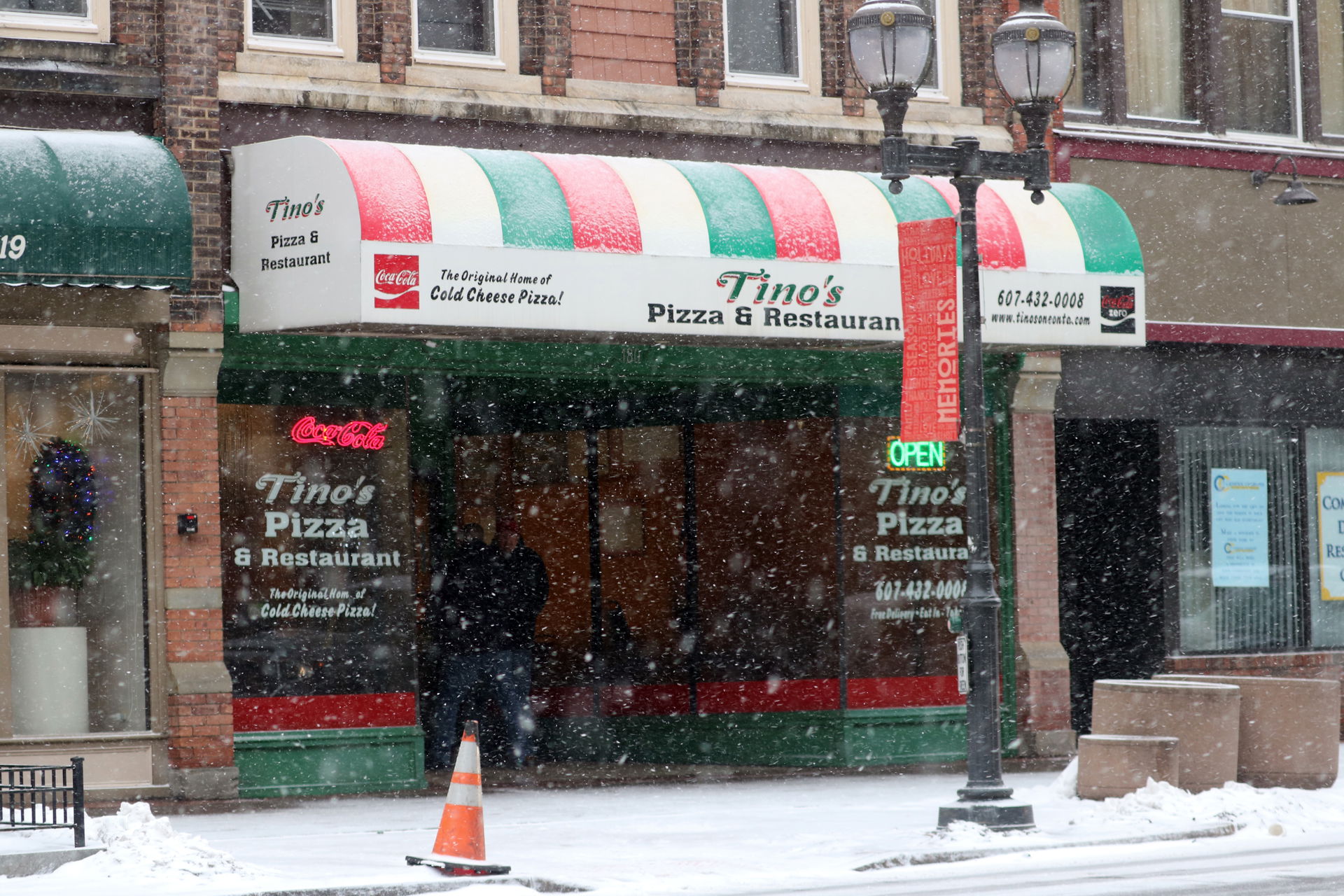 Tino's Pizza, home of the cold cheese pizza slice as seen on NY…