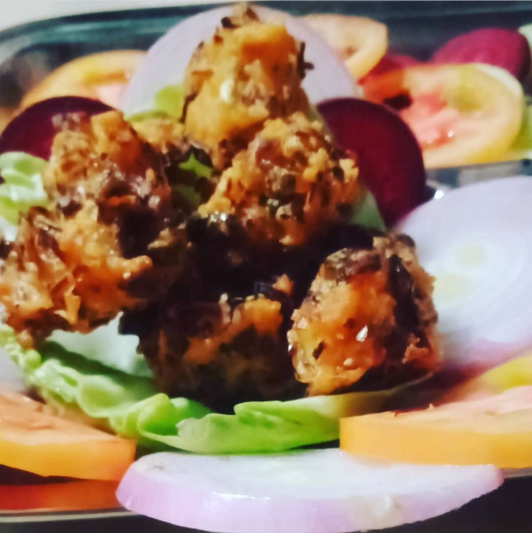 Crispy Cabbage manchurian or pakode. Easy to make at home. Adde…