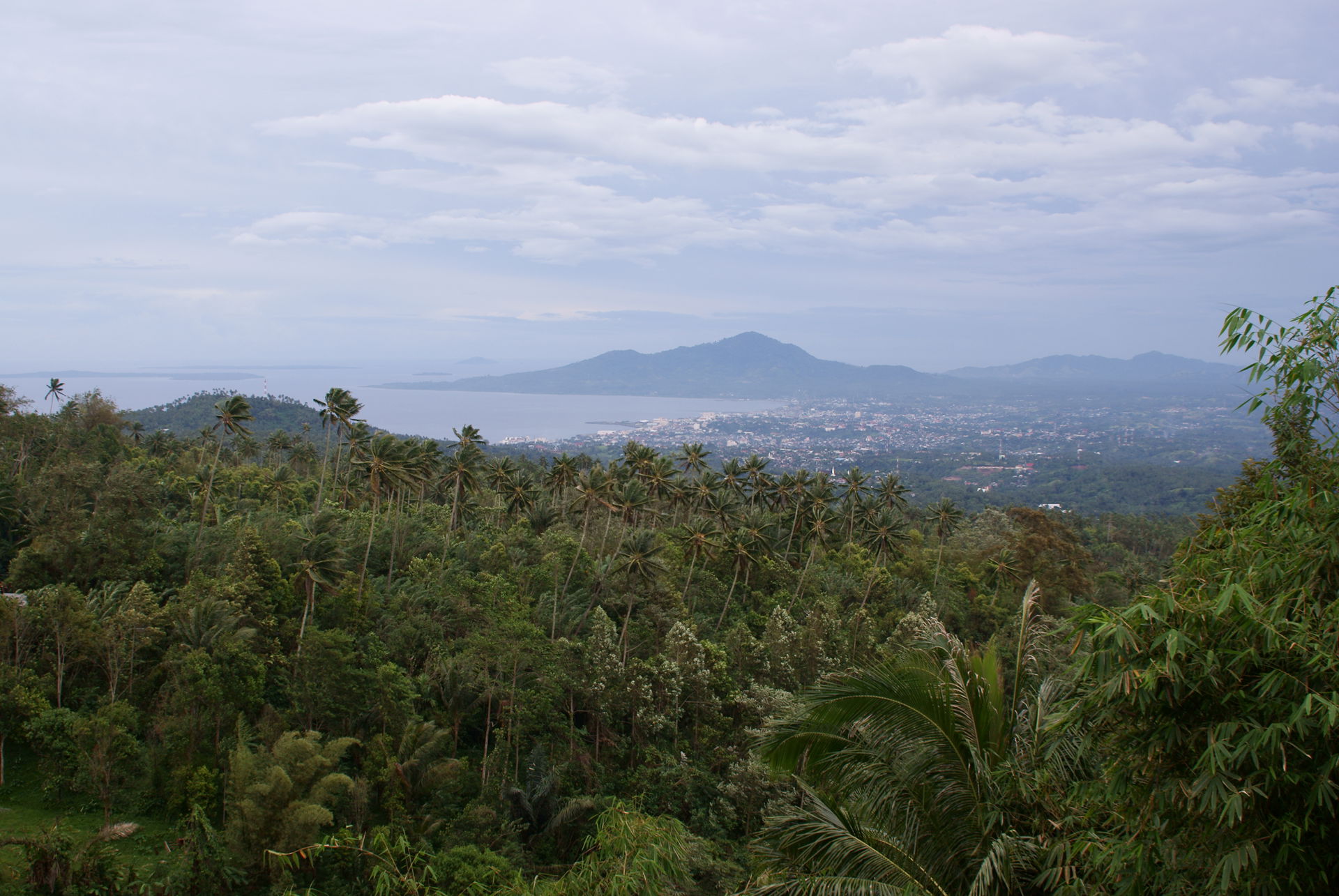 Manado Bay and Manado City, North Sulawesi