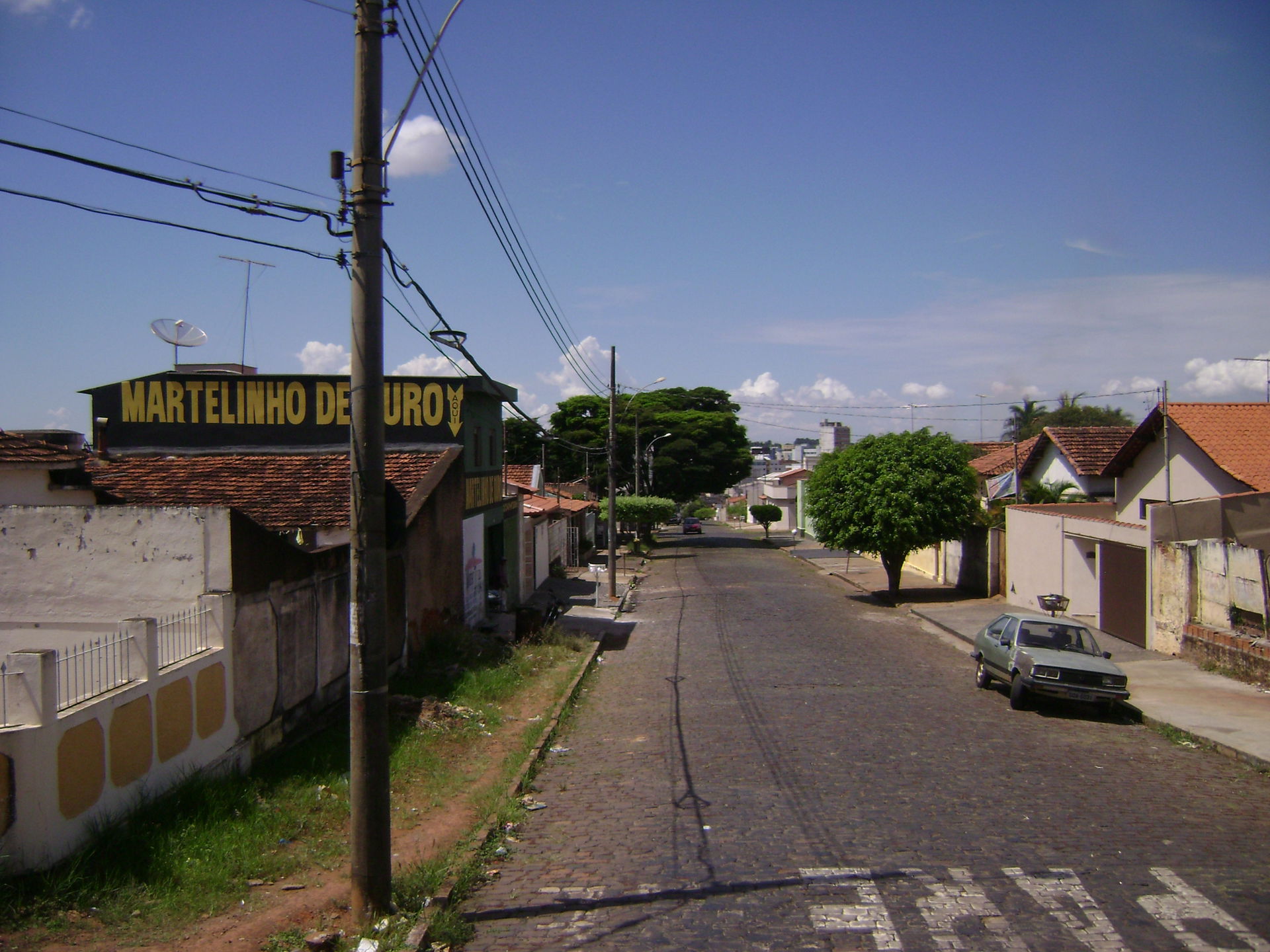 Street in Araguari, Minas Gerais, Brazil.