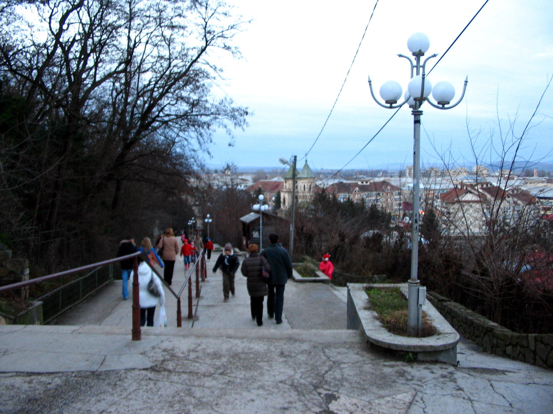 The small stairs in Paşcani, Romania