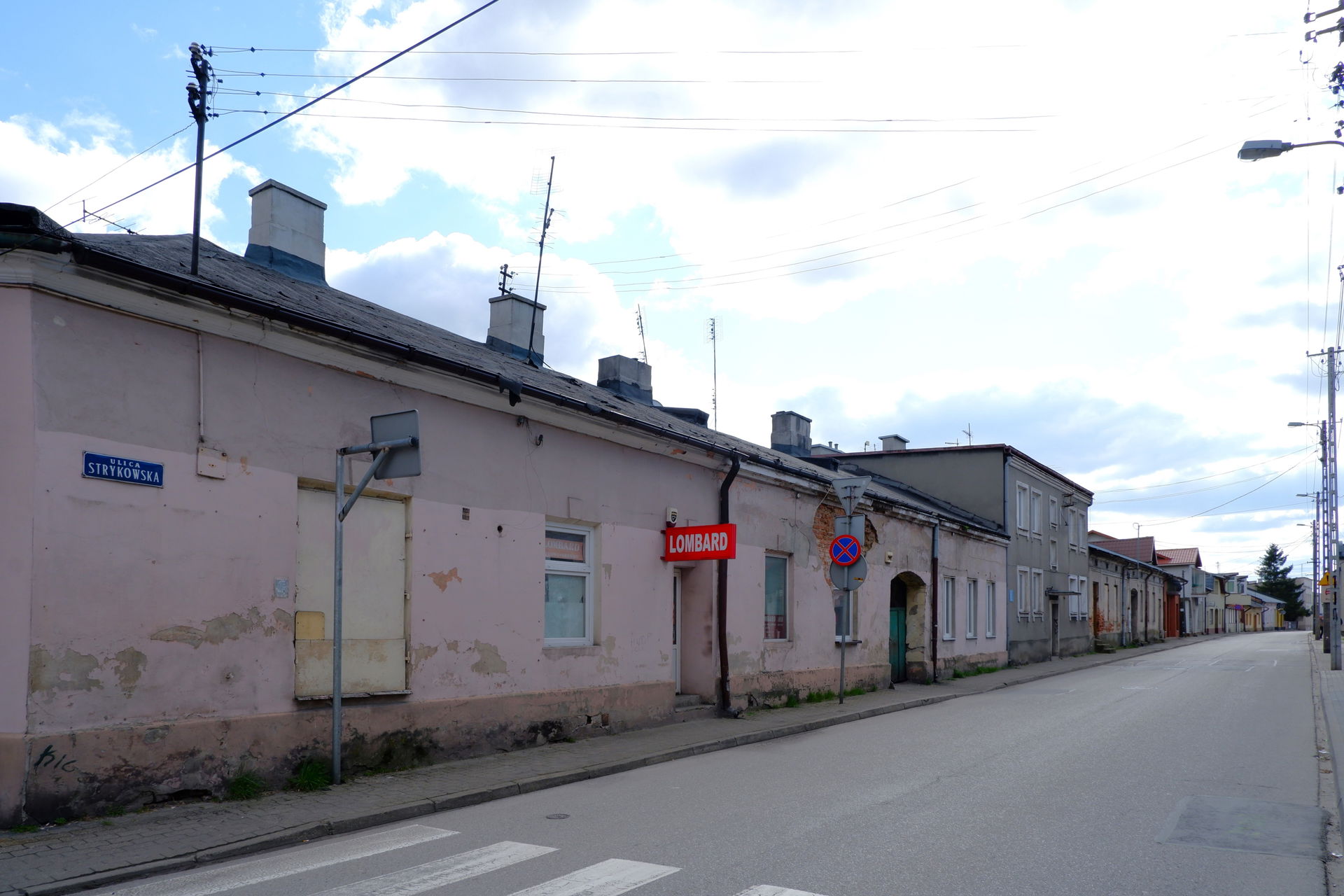 Strykowska Street in Skierniewice, Poland