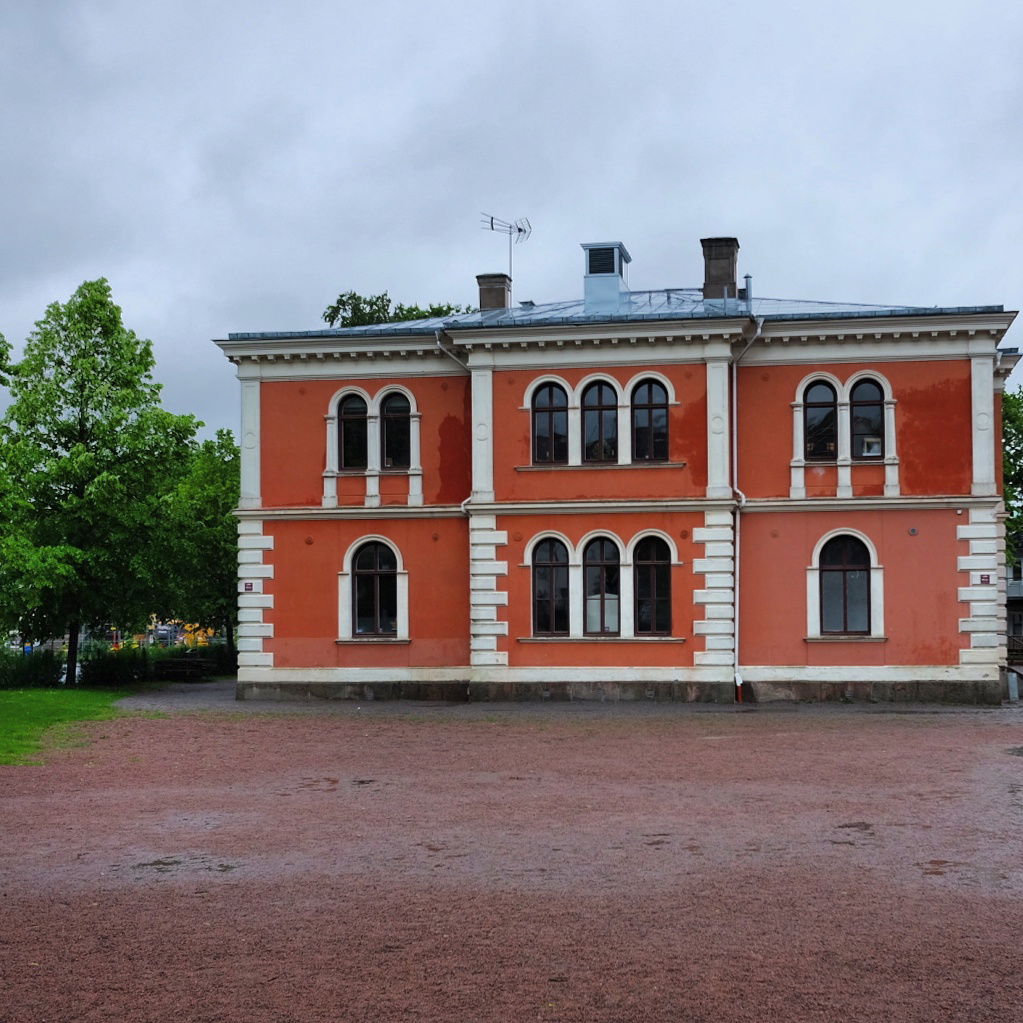 Skolan Metis i Skara. Ursprungligen flickskola uppförd 1884 enl…