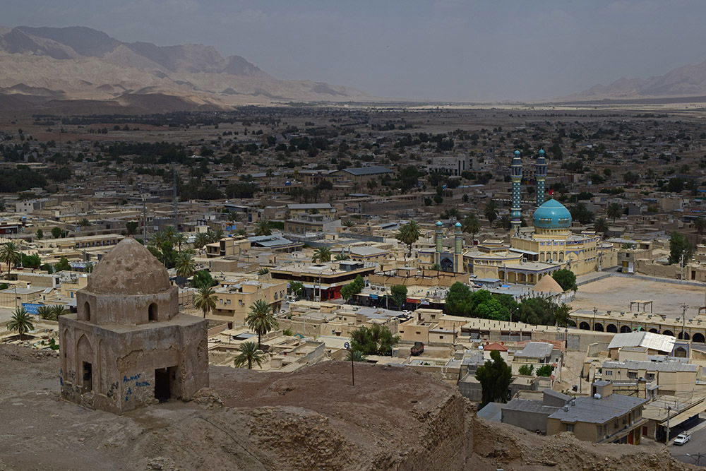 This is a photo of a monument in Iran identified by the ID