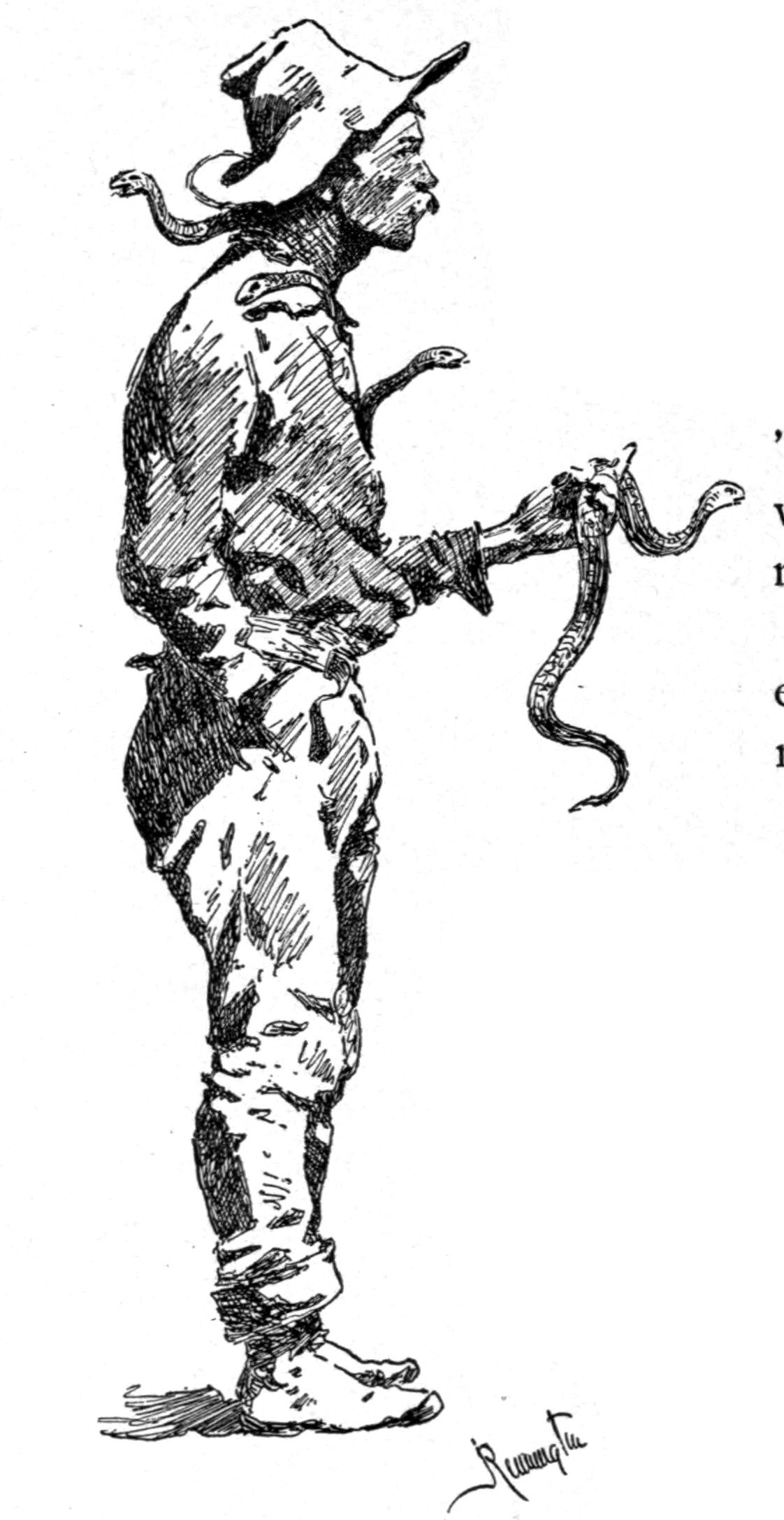 P 328--illus from scan of the book "Wolfville" by A. H. Lewis. …