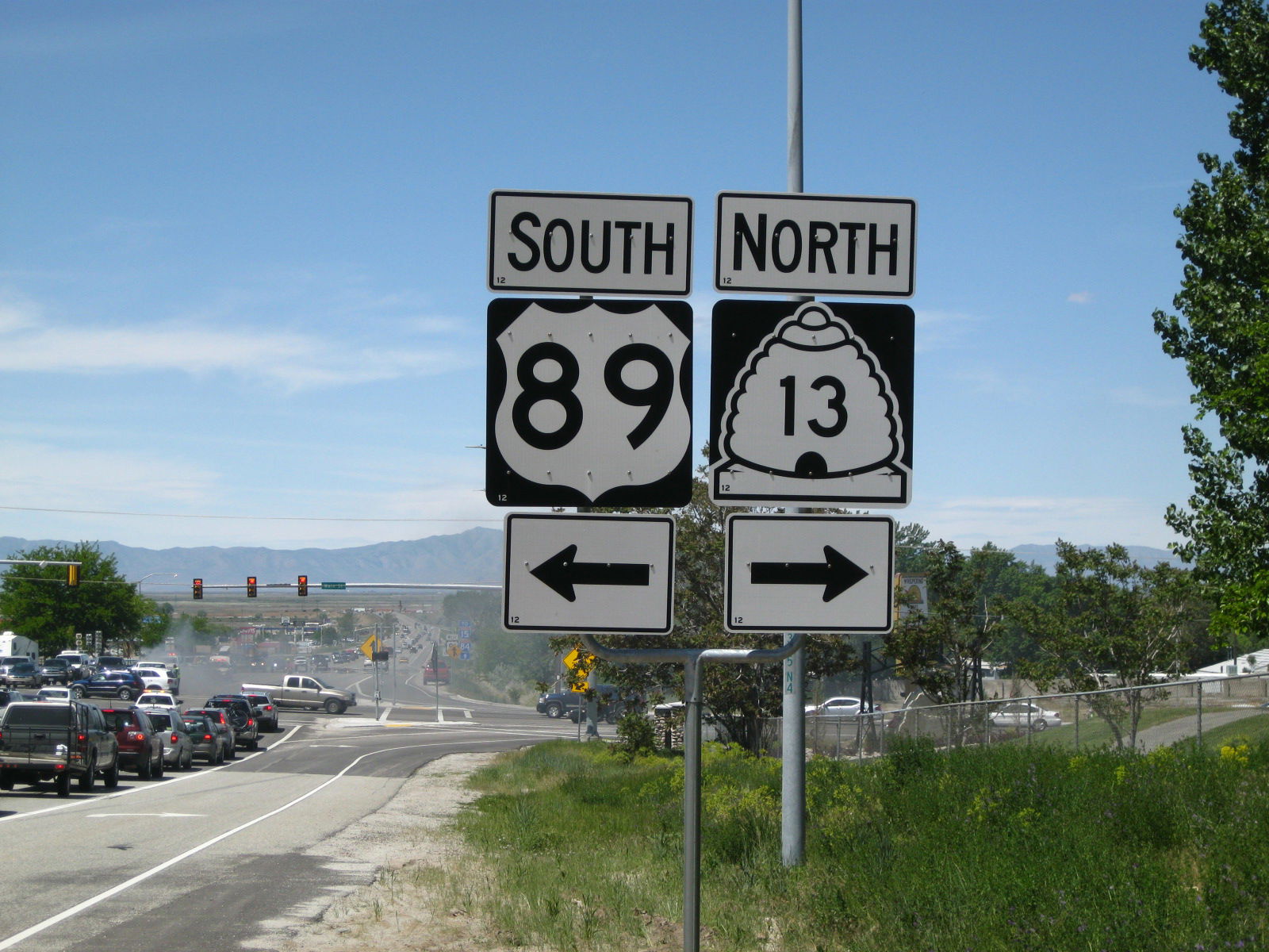 US-89, UT-13 in Brigham City