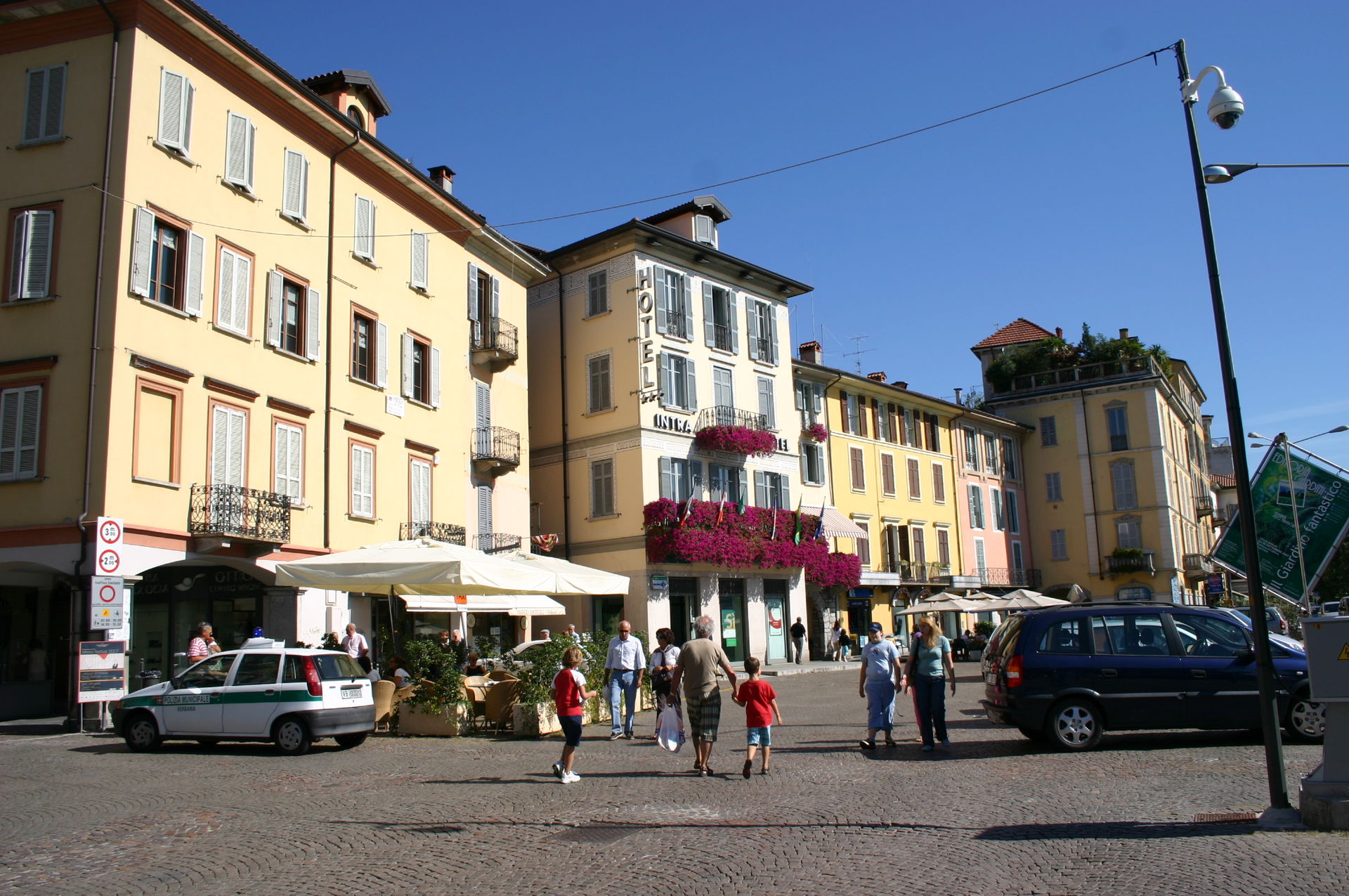 Verbania-Intra (Italy). "Lungolago" ("Lake front") street.  Pic…