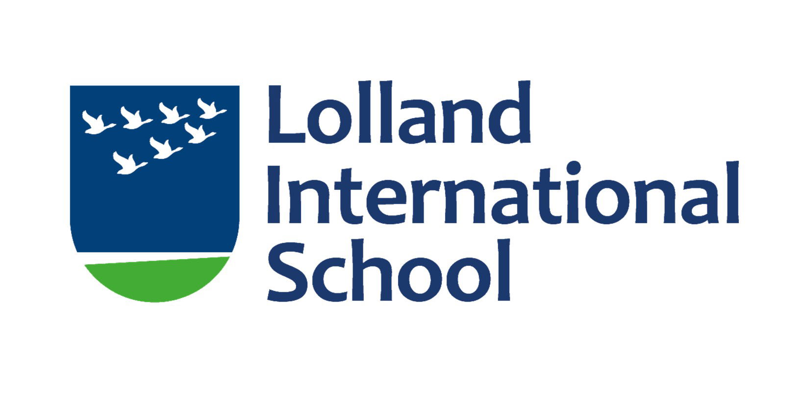 The badge is the logo for the municipality of Lolland combined …