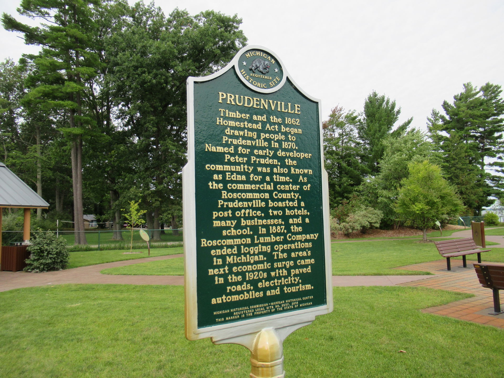 Prudenville, MI historic designation
