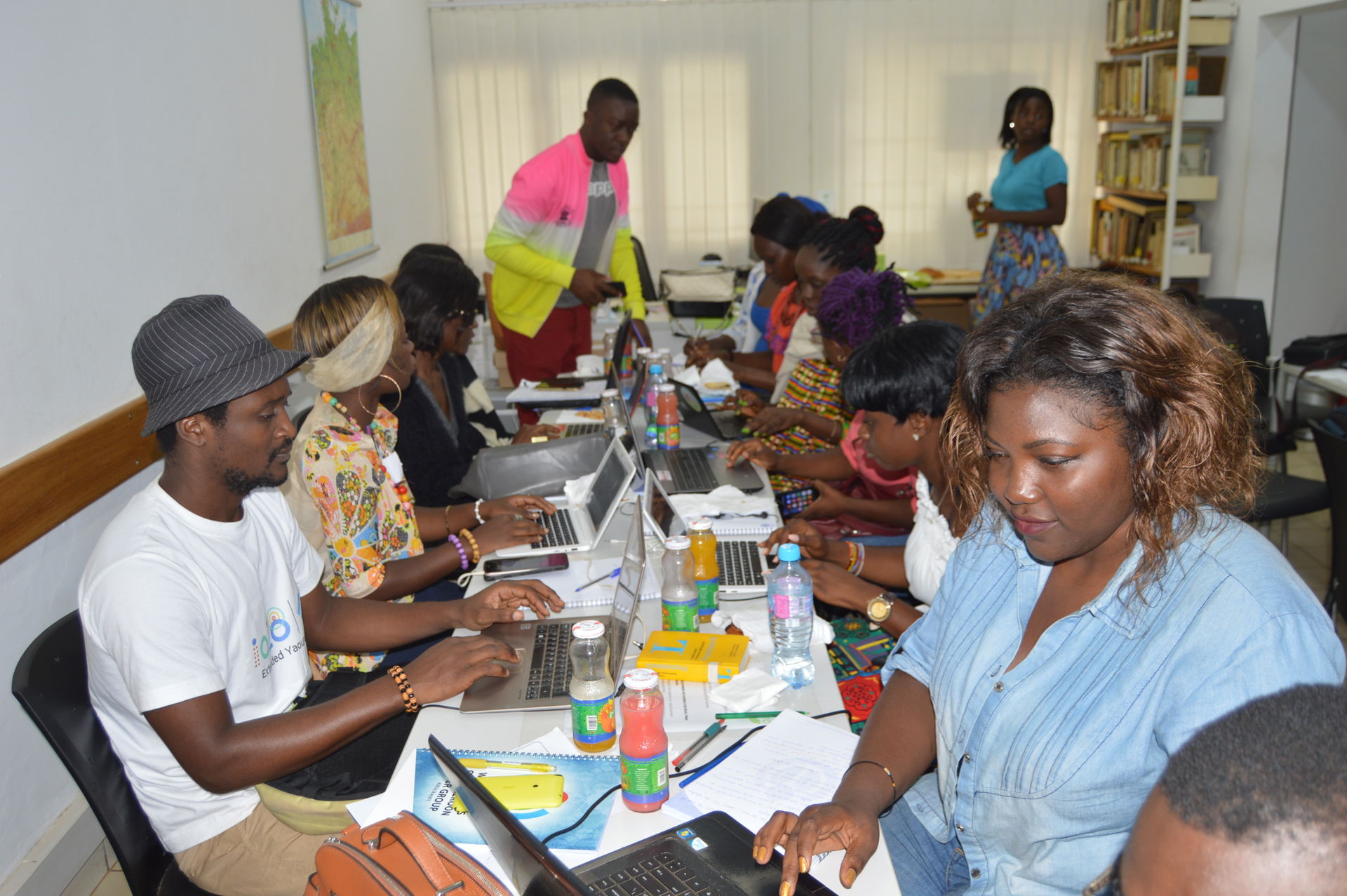 Séance de travail sur les quartiers de Yaoundé au Goethe Instit…