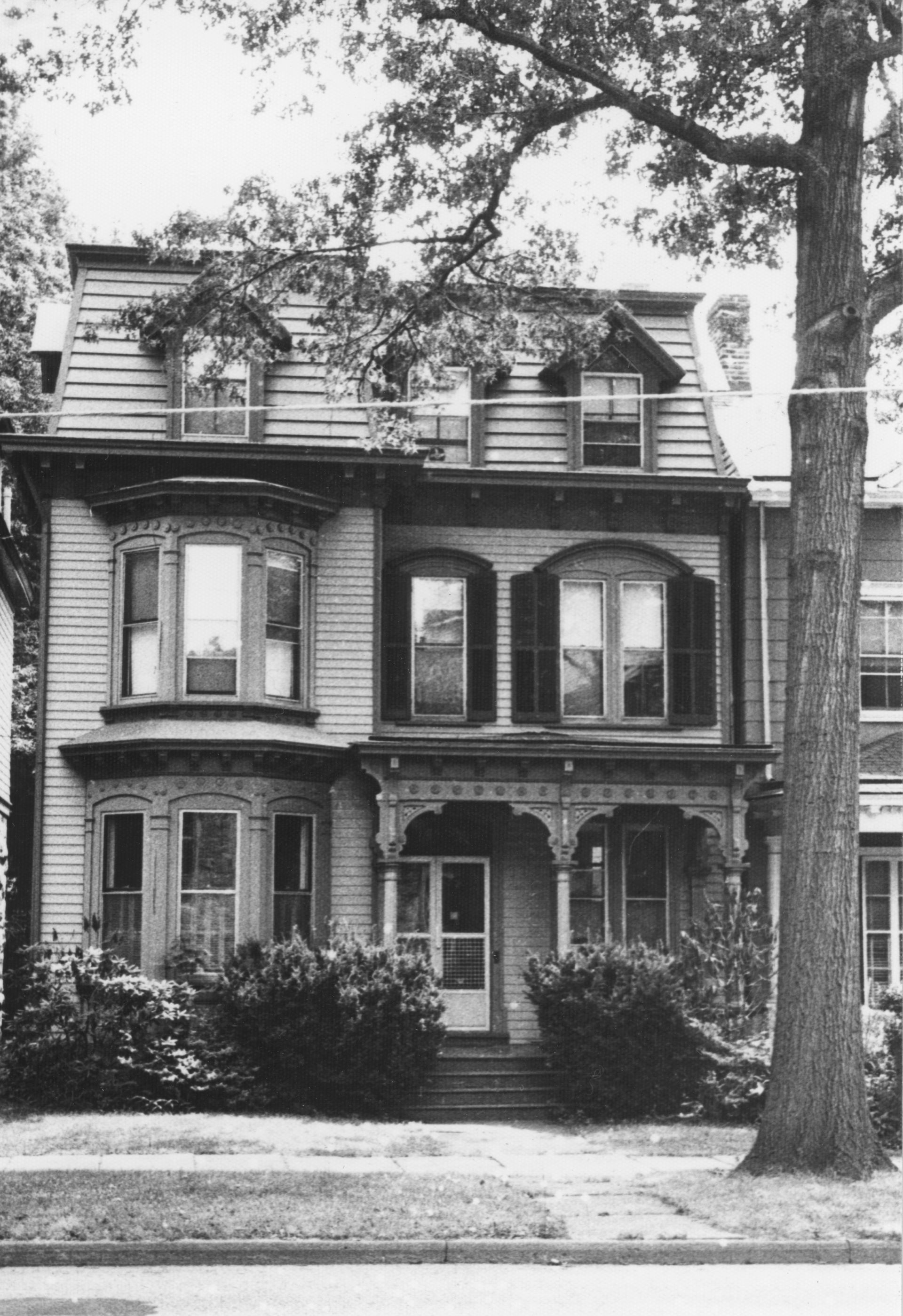 A Semi-detached Second Empire Victorian house in Princeton, New…