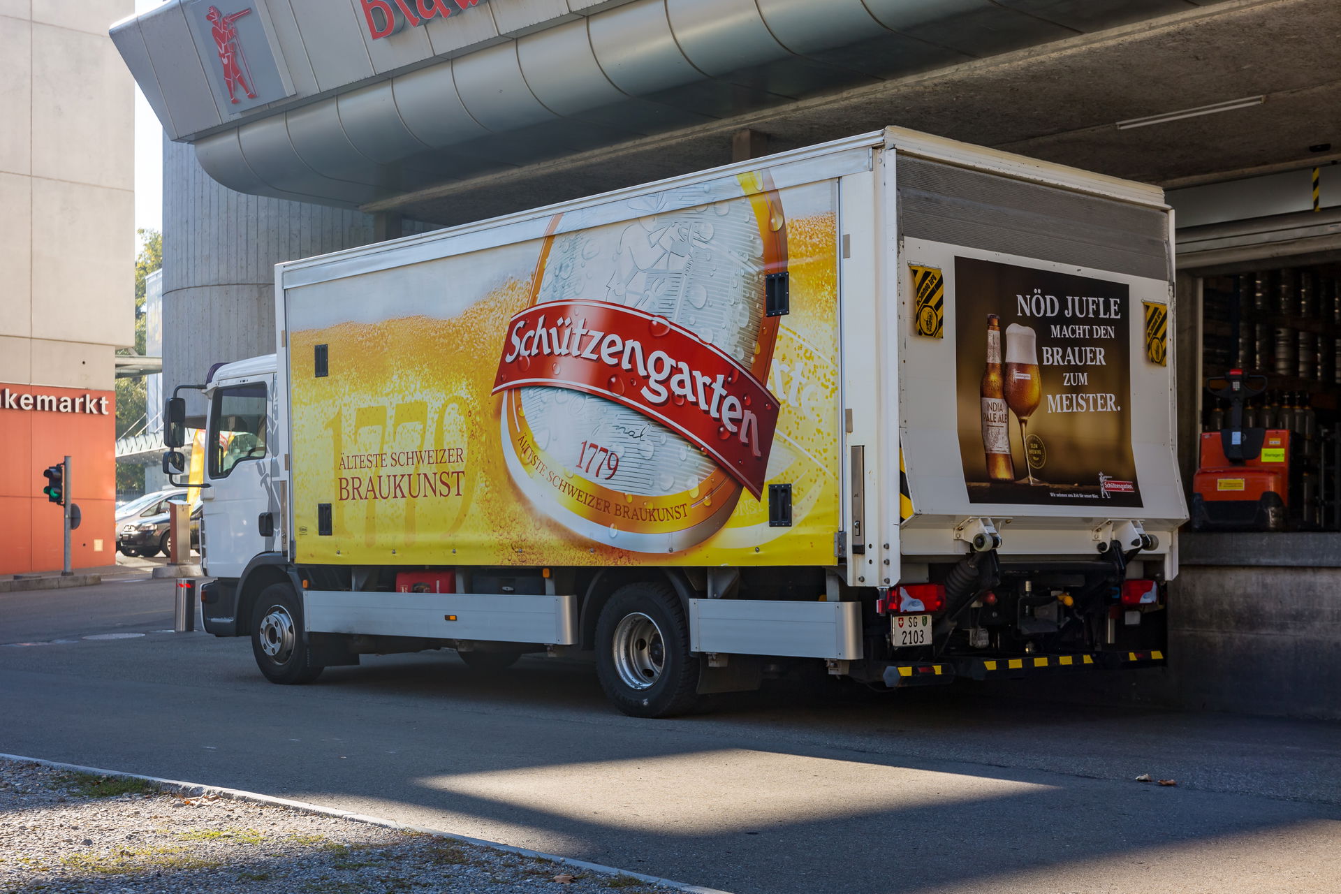 Beer truck, St. Gallen
