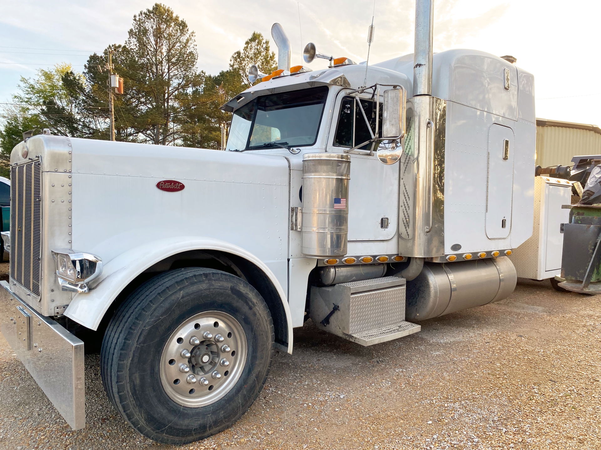White tow truck