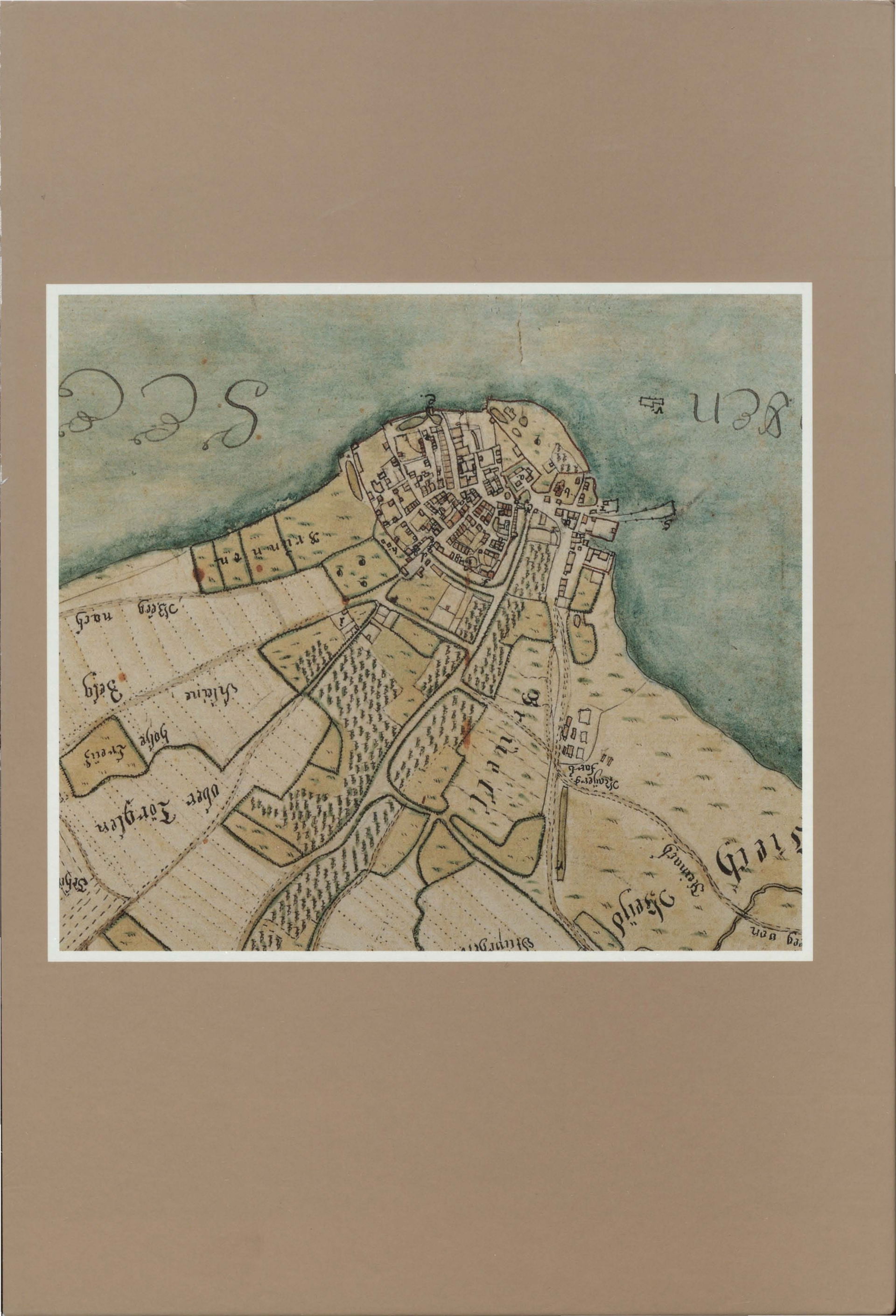 Map of Arbon, Switzerland in 1768