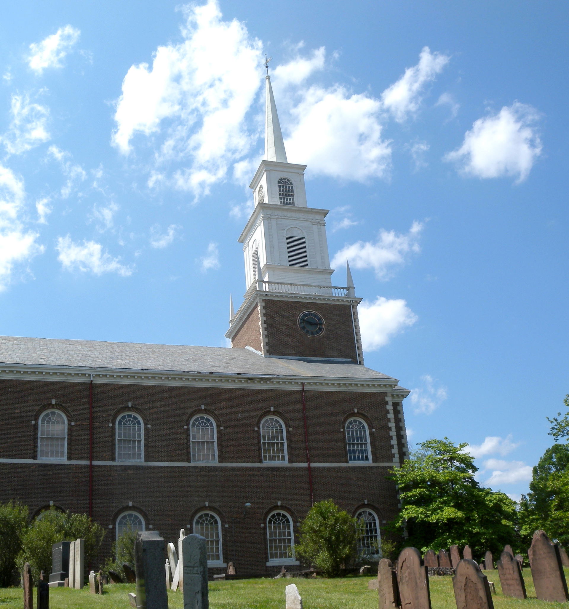 Looking northwest at the former First Church of Orange, Presbyt…