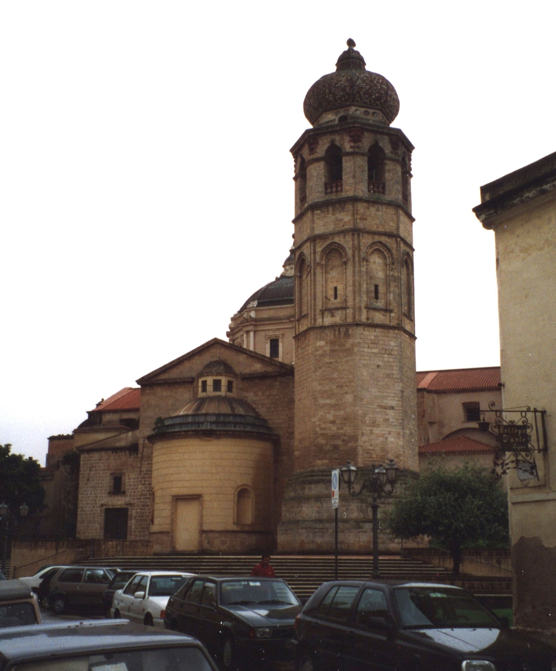 Cathedral in Oristano backside