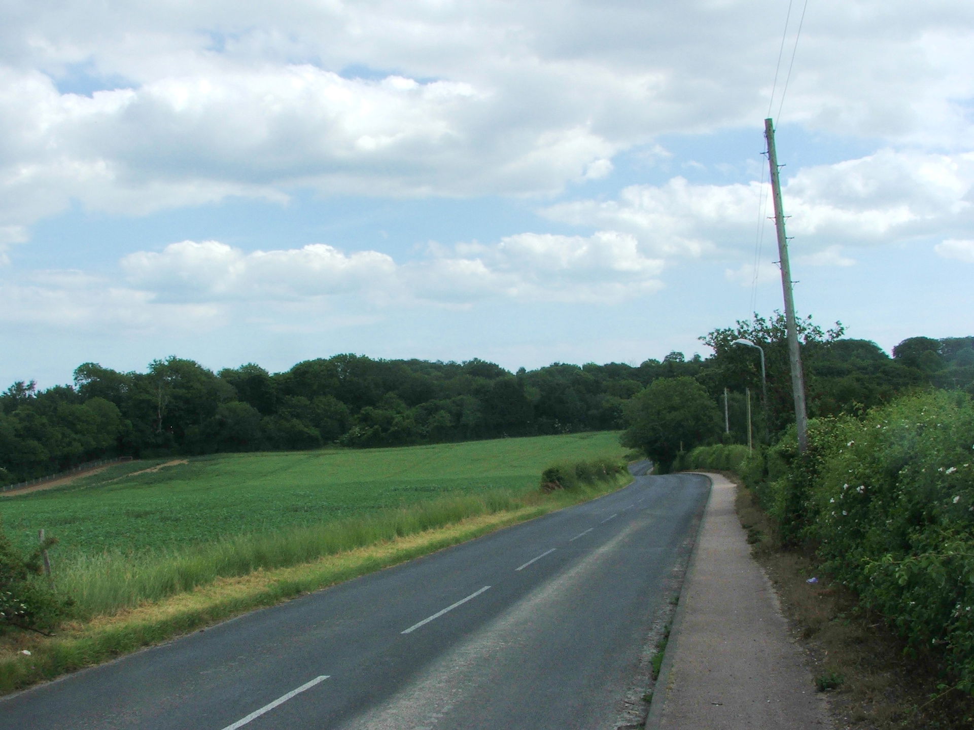 Aylesham Road, near Aylesham