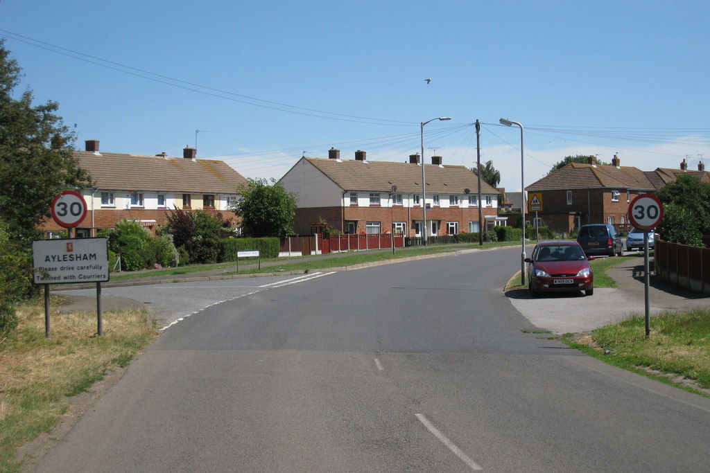 Entering Aylesham