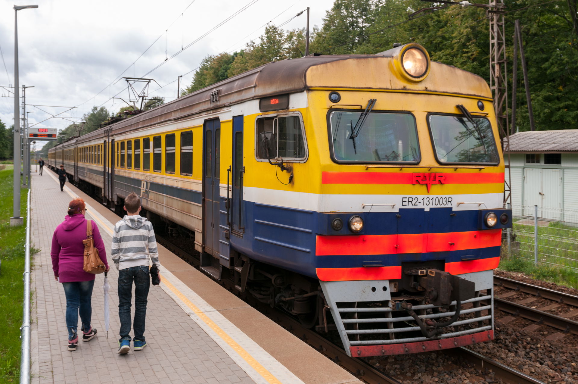 Babīte railway station in Riga, Latvia