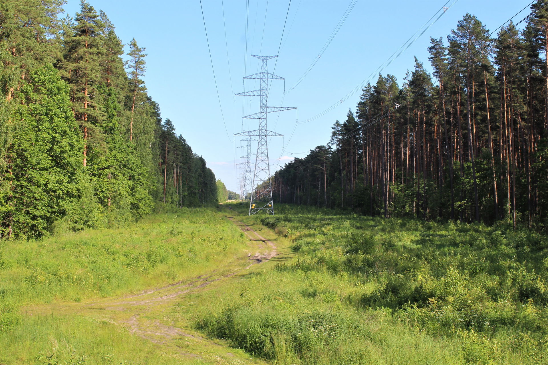 Border of Riga and Babīte parish (Riga - left). View from Kleis…