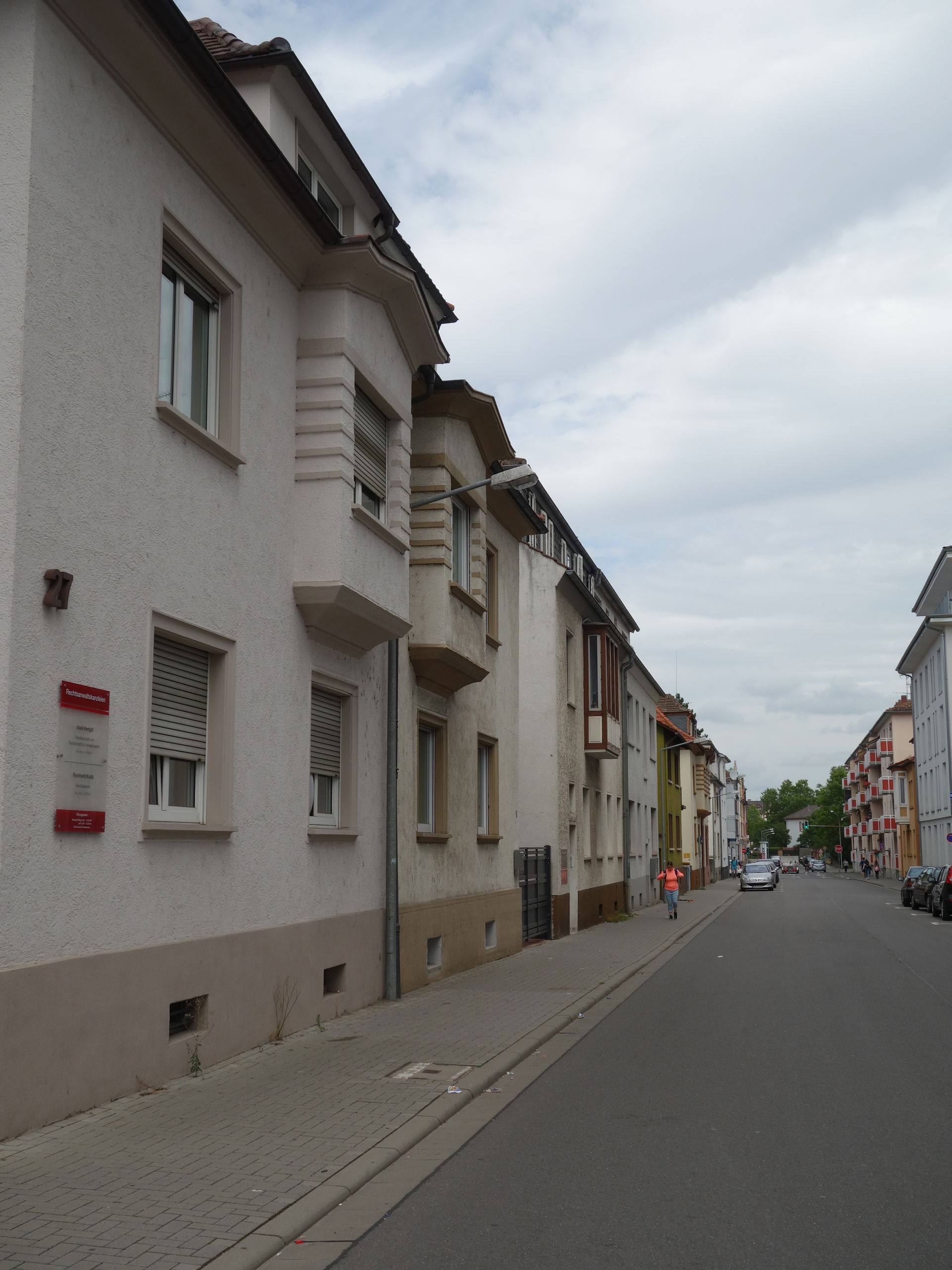 Southern view of the buildings Renzstraße 27-43 in Worms , Worm…