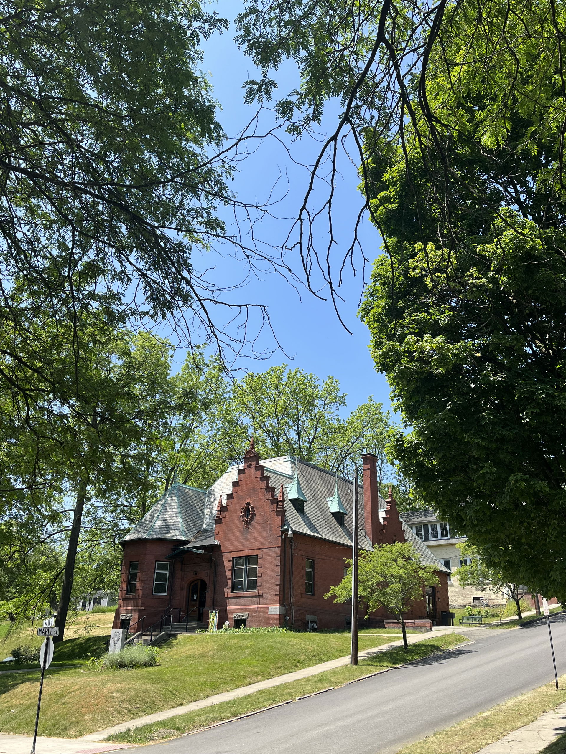 The public library in Towanda, Pennsylvania