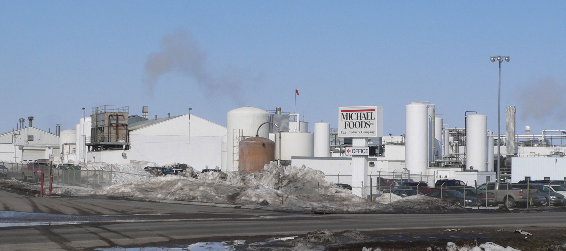 Michael Foods egg-processing plant in Wakefield, Nebraska.