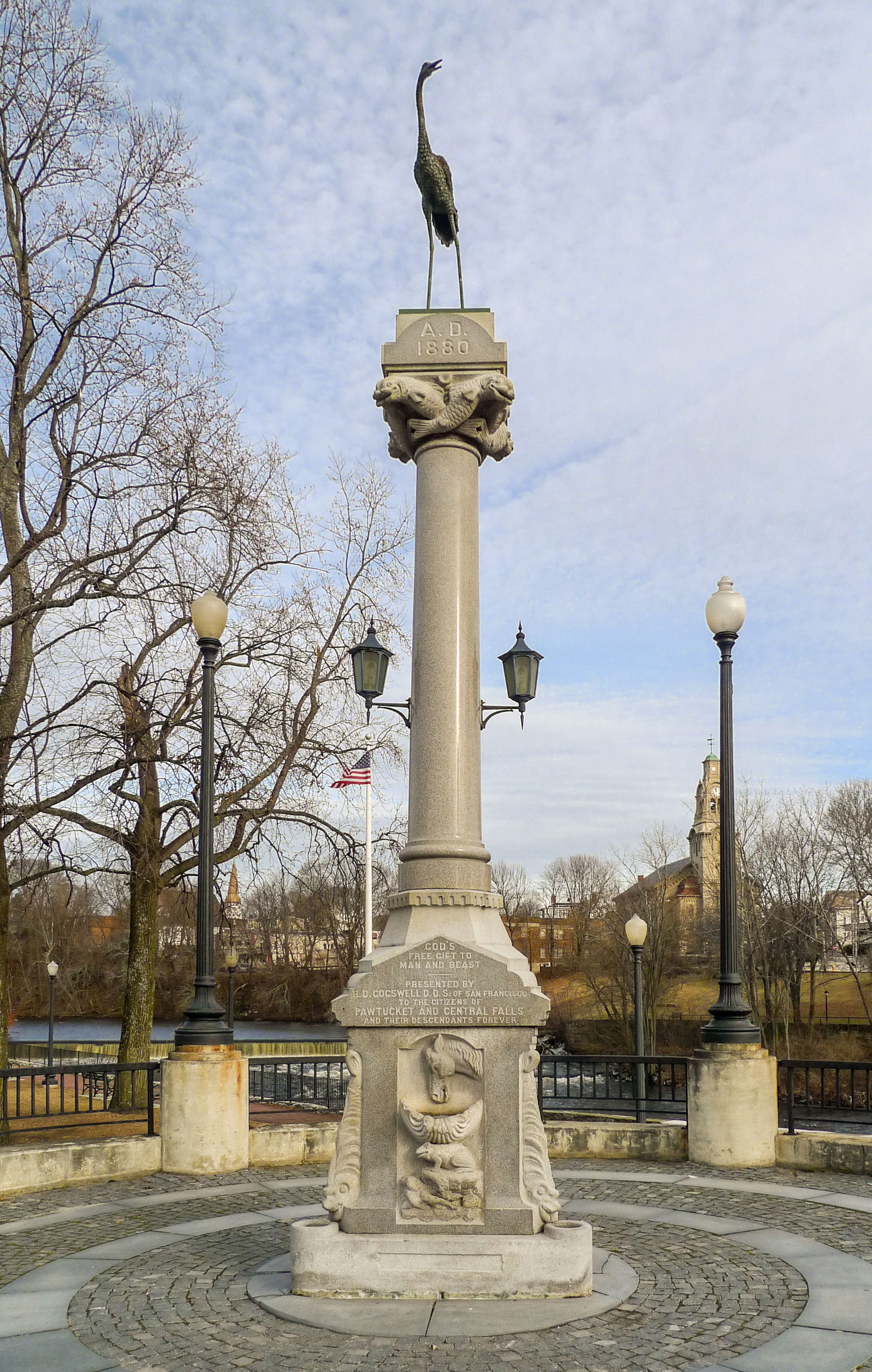Temperance Fountain by Henry Cogswell, Pawtucket, Rhode Island