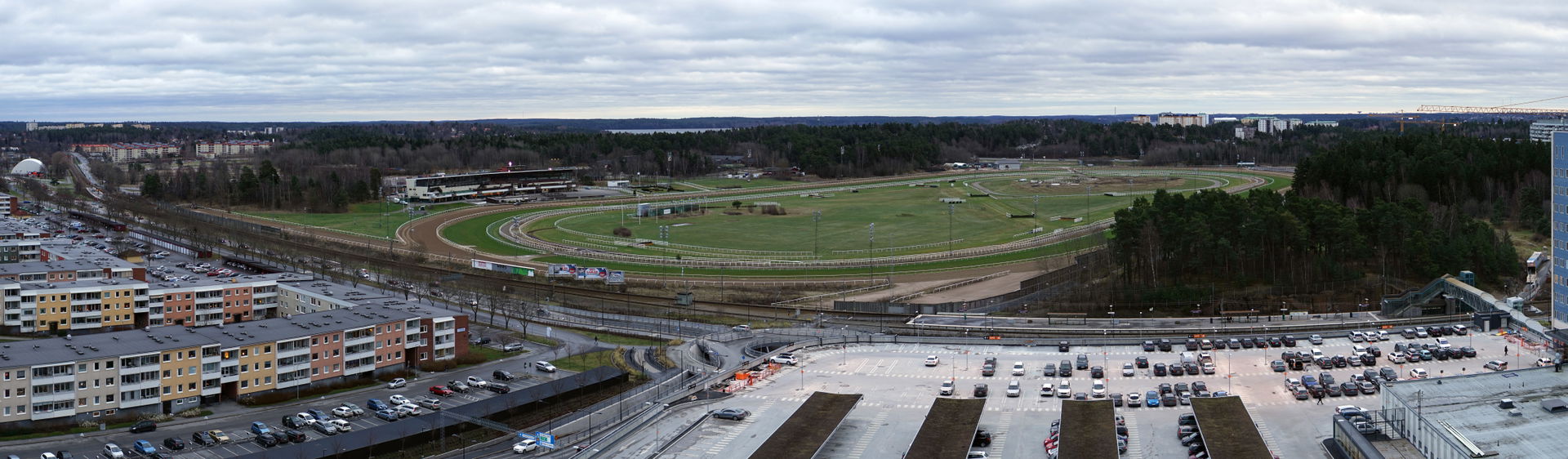 Täby Galopp racecourse near Täby C.