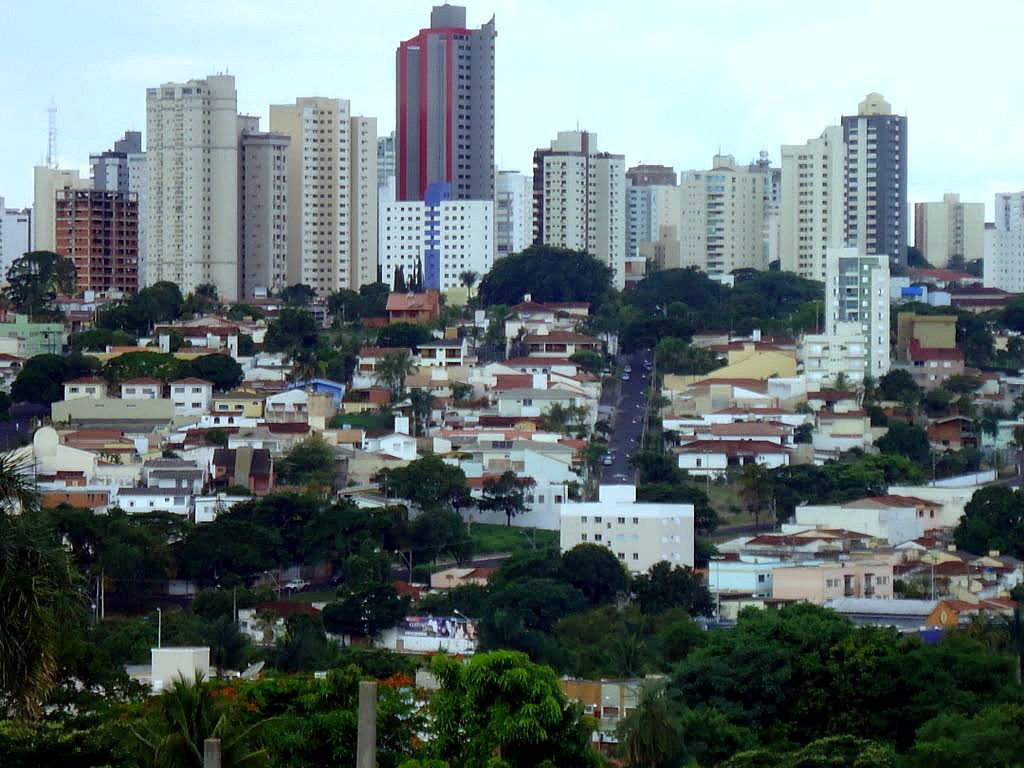Central Town of Uberlandia, Brazil.
