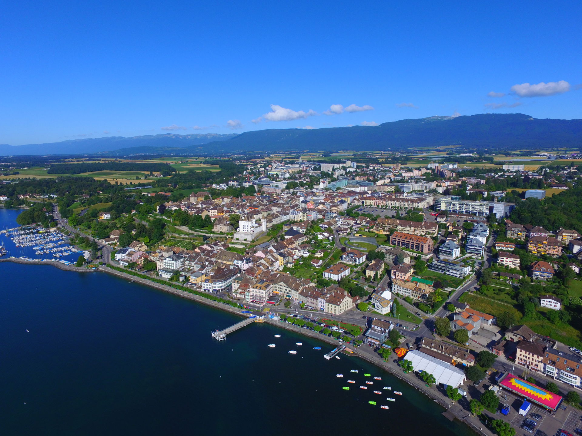 Nyon, aerial vie