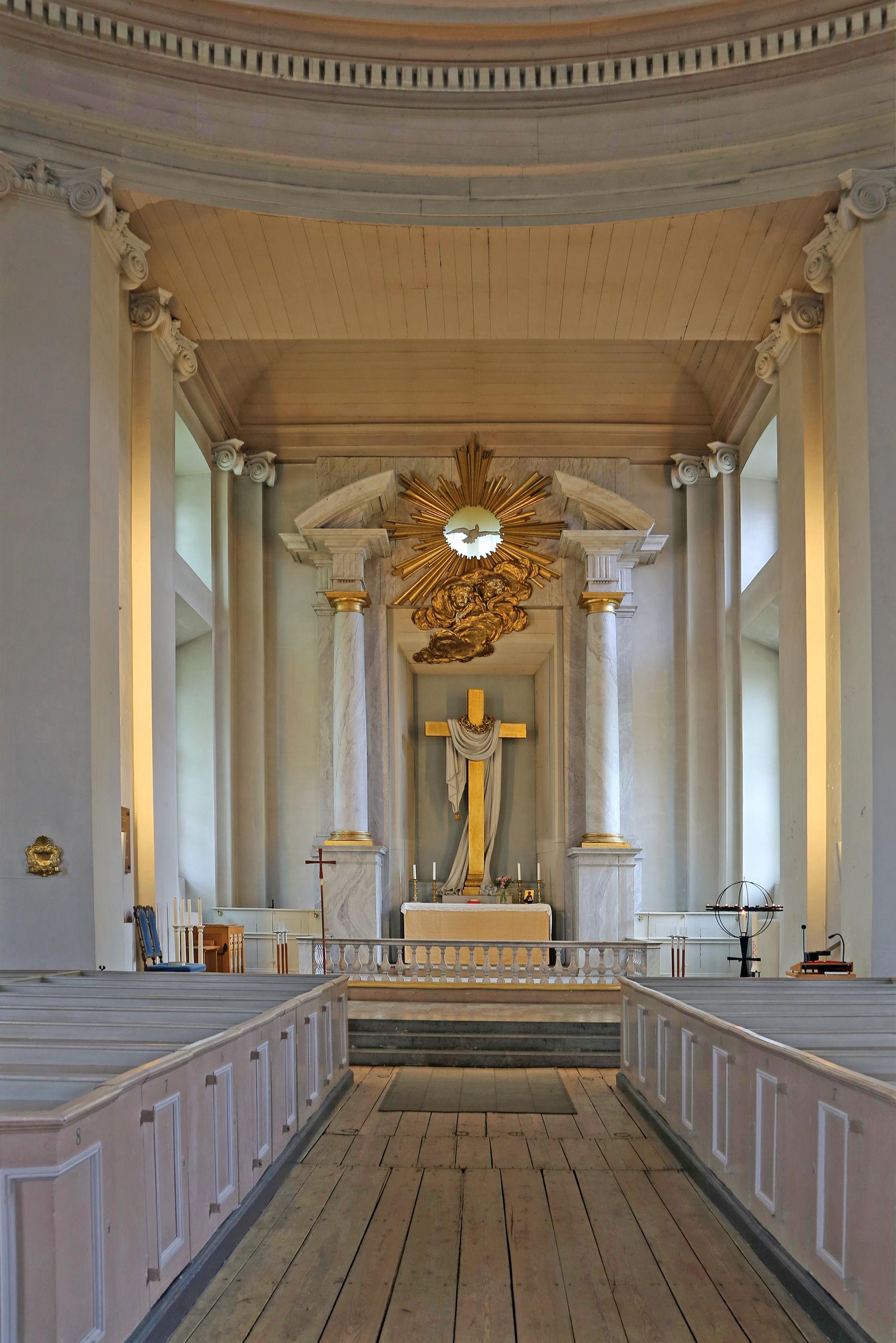 Dreifaltigkeitskirche (Trefaldighetskyrkan) in Karlskrona, Schw…