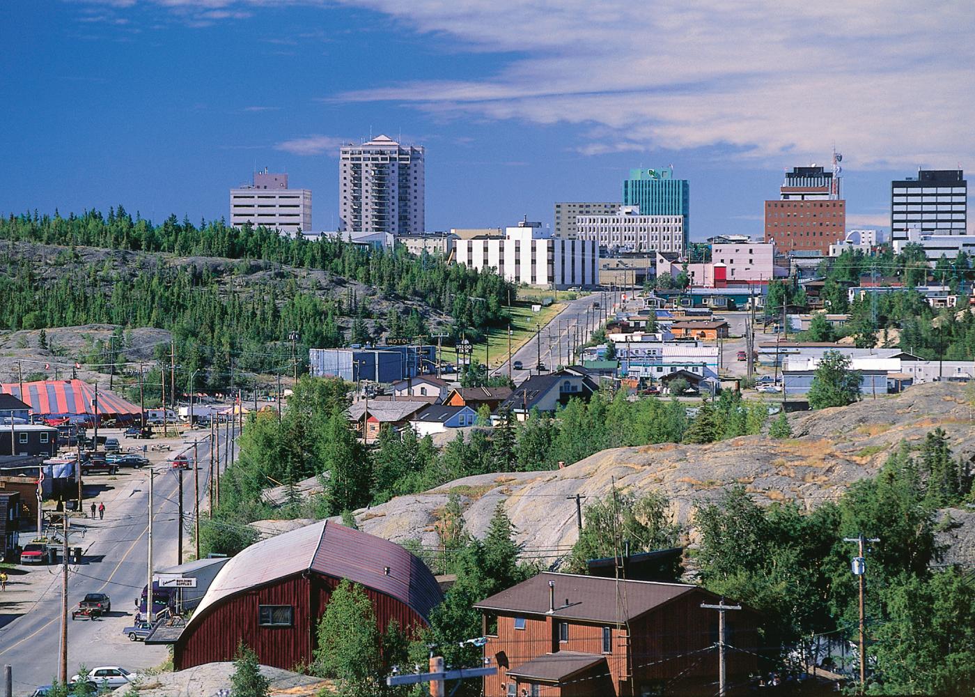 View of Yellowknife in 2019